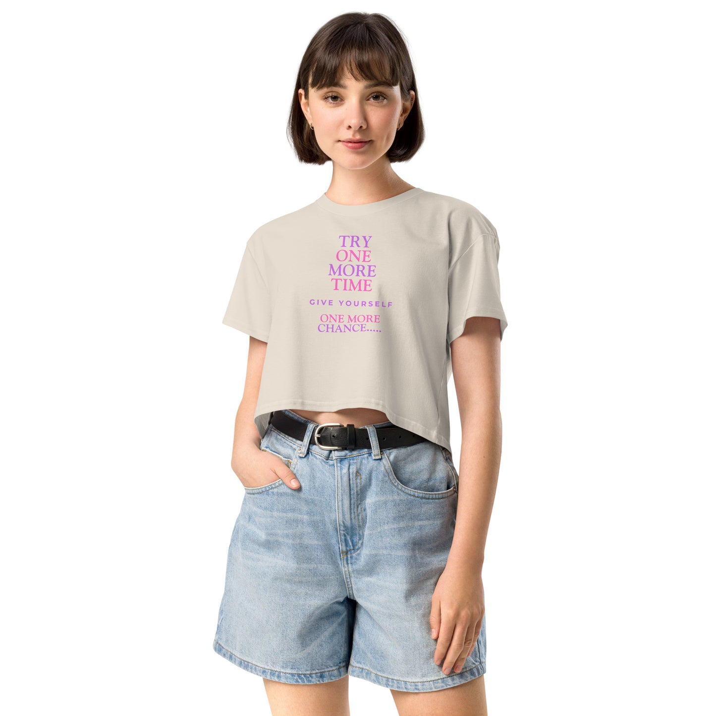 Inspirational Crop Top for Women