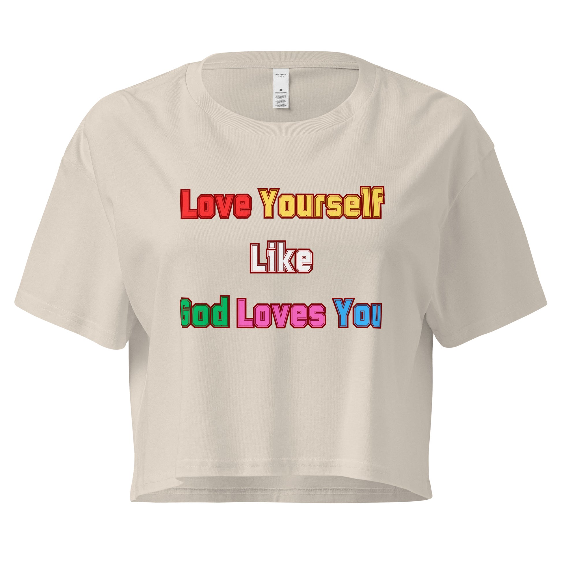 Love Yourself Motivational Women’s Crop Top