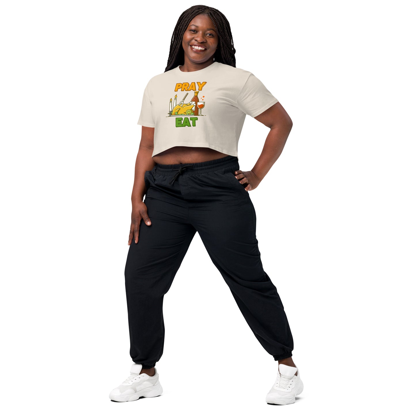 Thanksgiving Holiday Women’s Crop Top Shirt