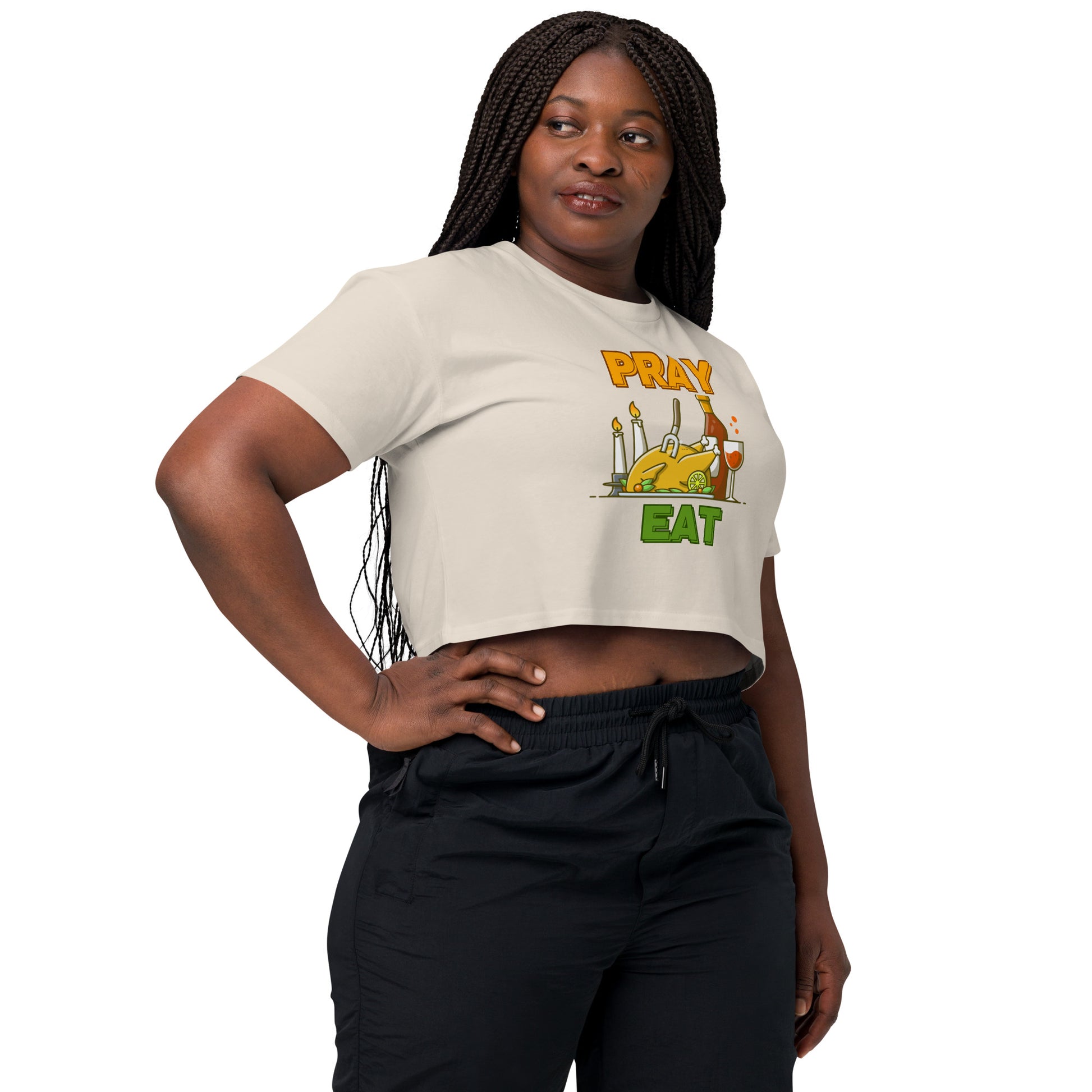 Thanksgiving Holiday Women’s Crop Top Shirt