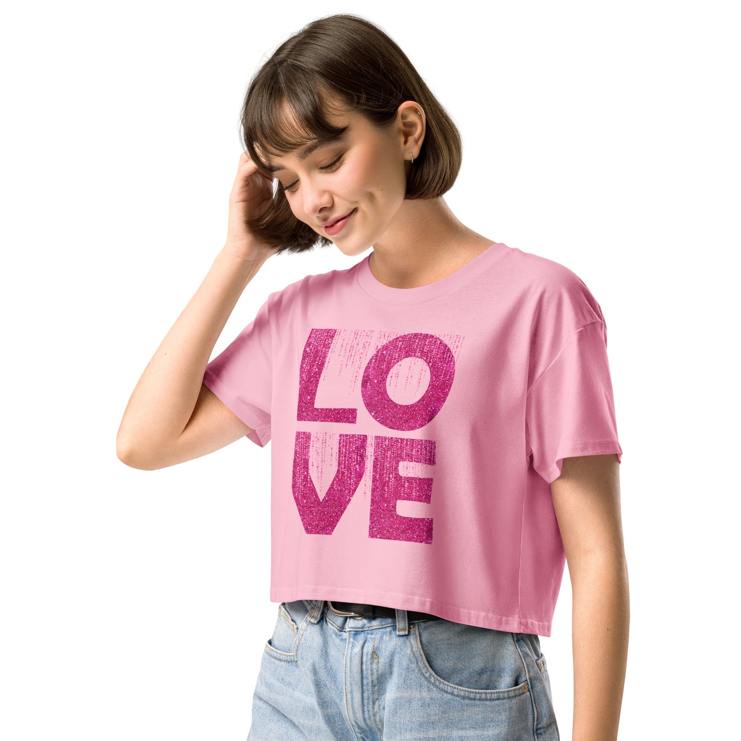 Love Inspirational Crop Top for Women