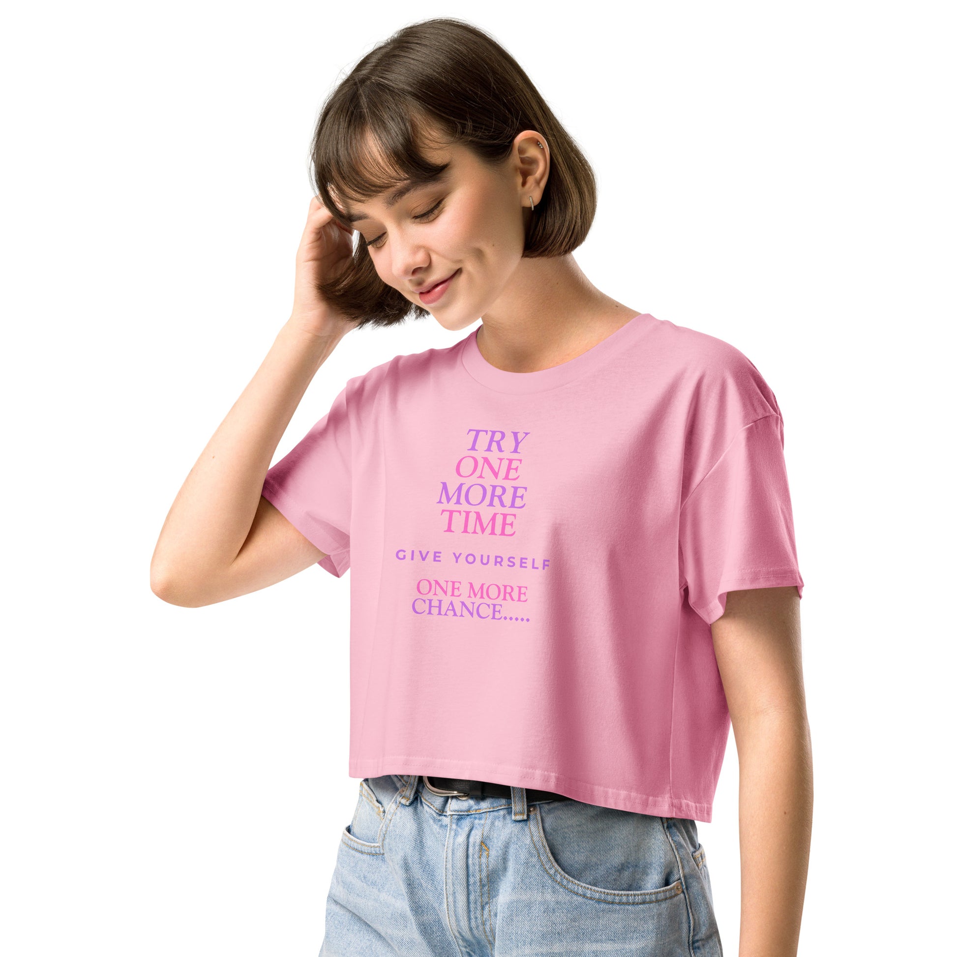 Inspirational Crop Top for Women