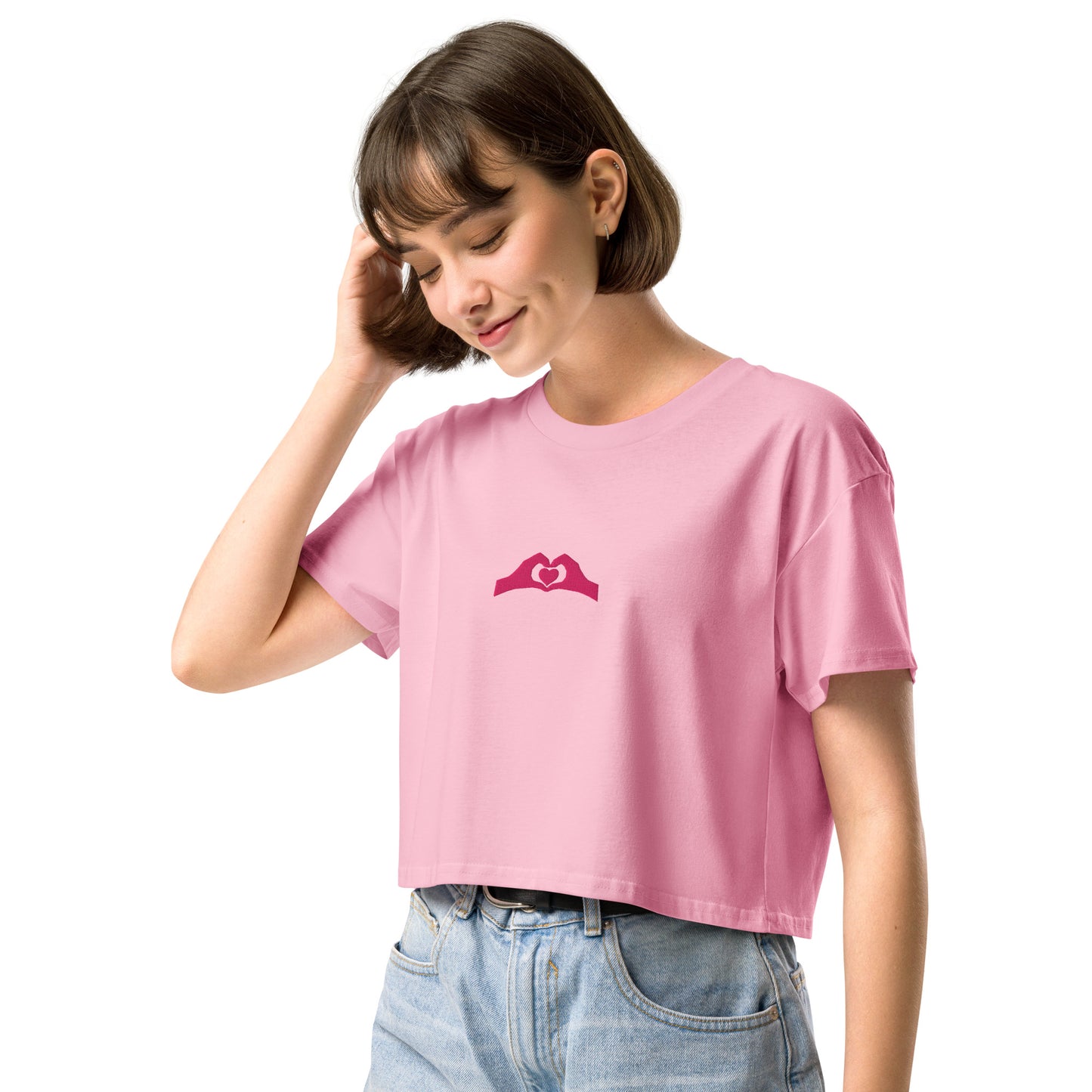 Spread The Love Motivational Women’s Crop Top