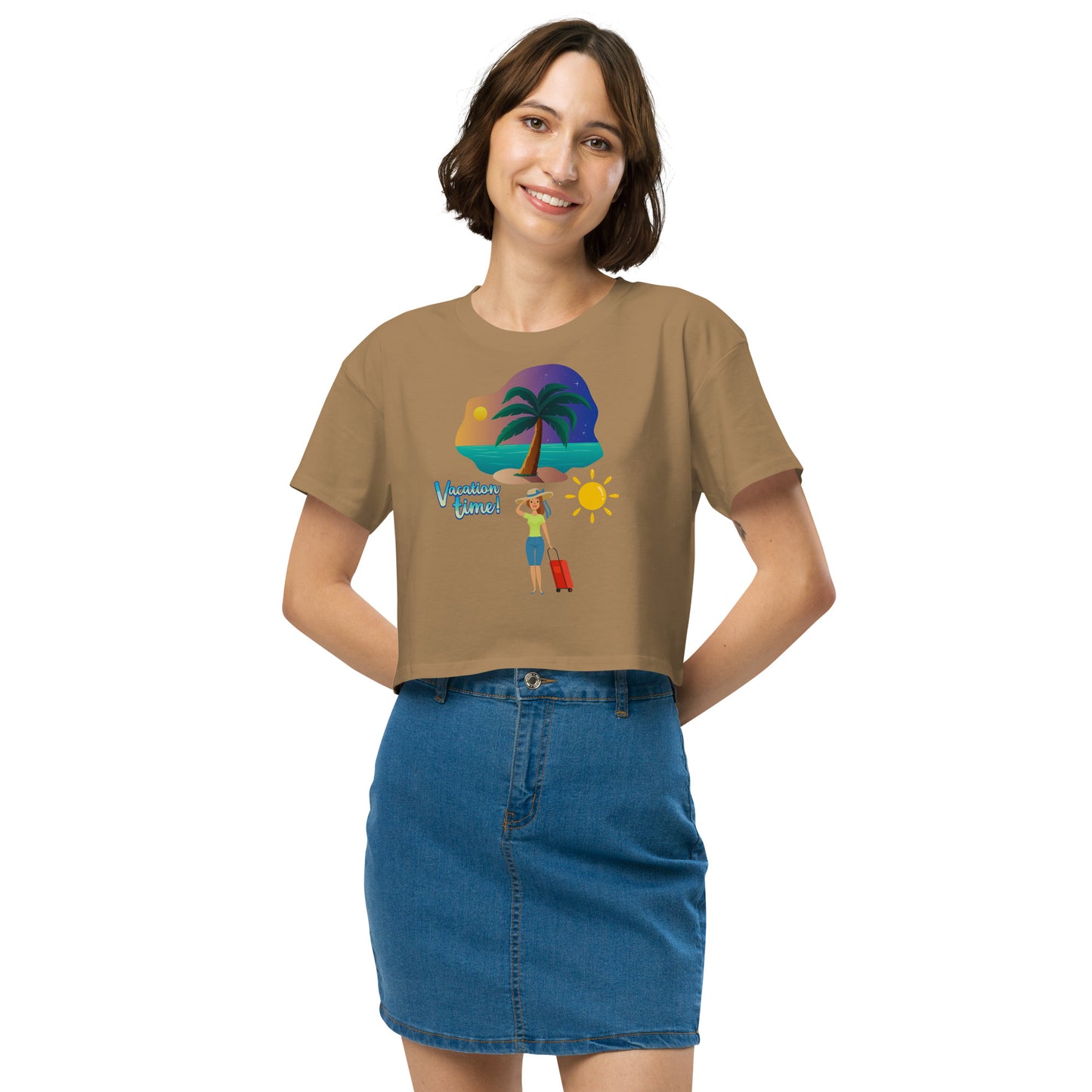 Vacation Shirt Women’s crop top