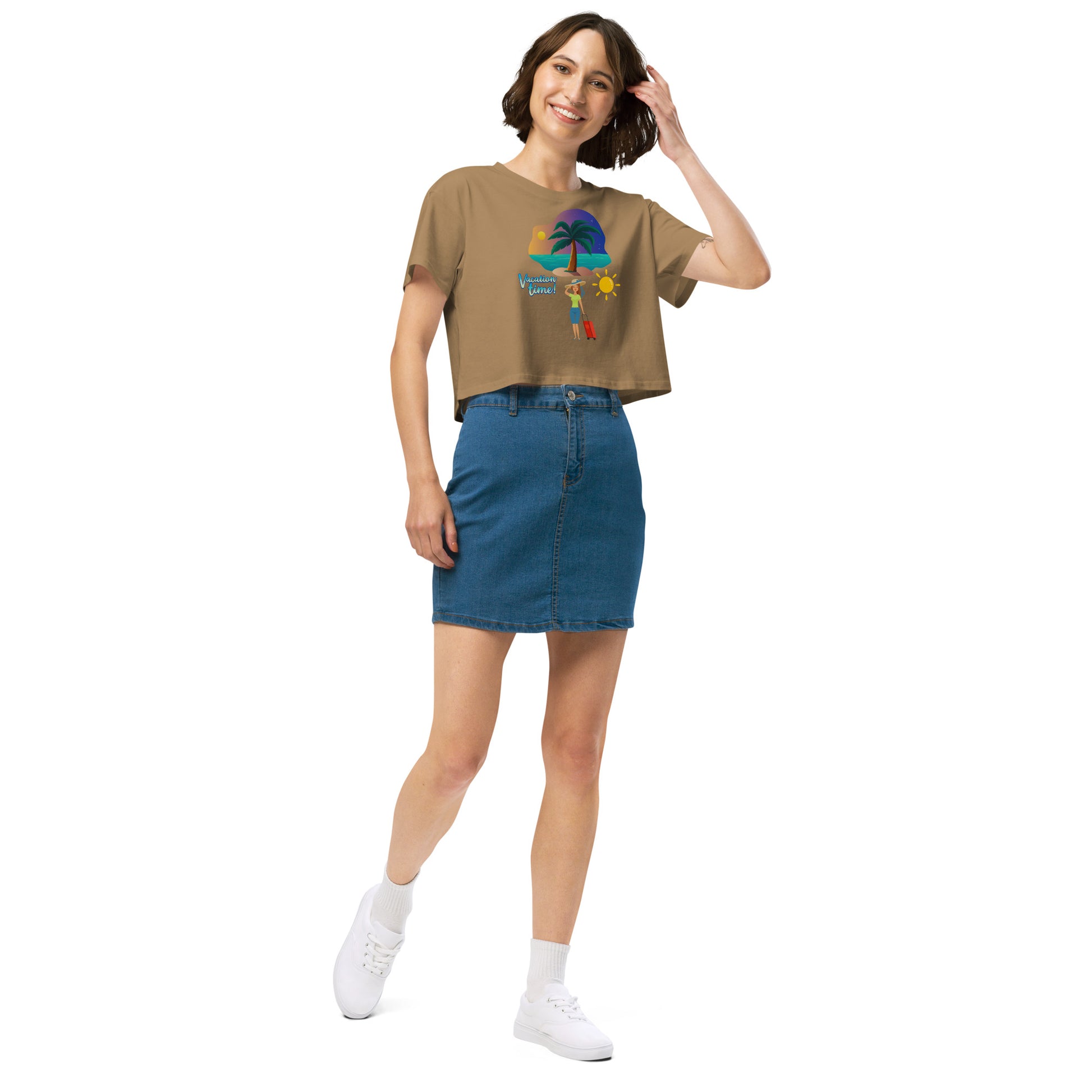 Vacation Shirt Women’s crop top