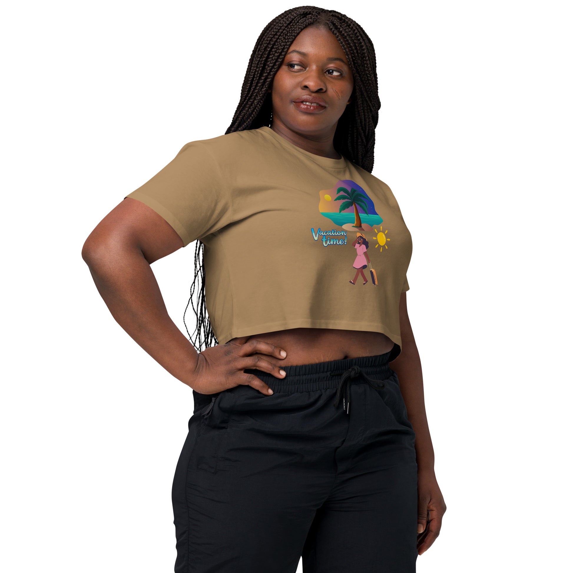 Vacation Shirt Women’s crop top