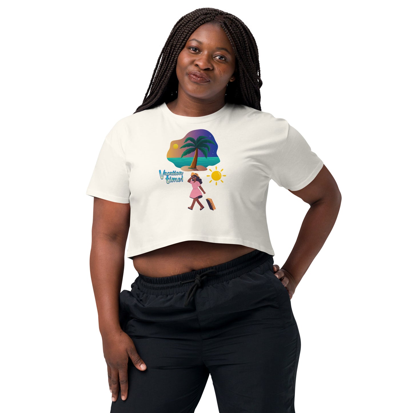 Vacation Shirt Women’s crop top