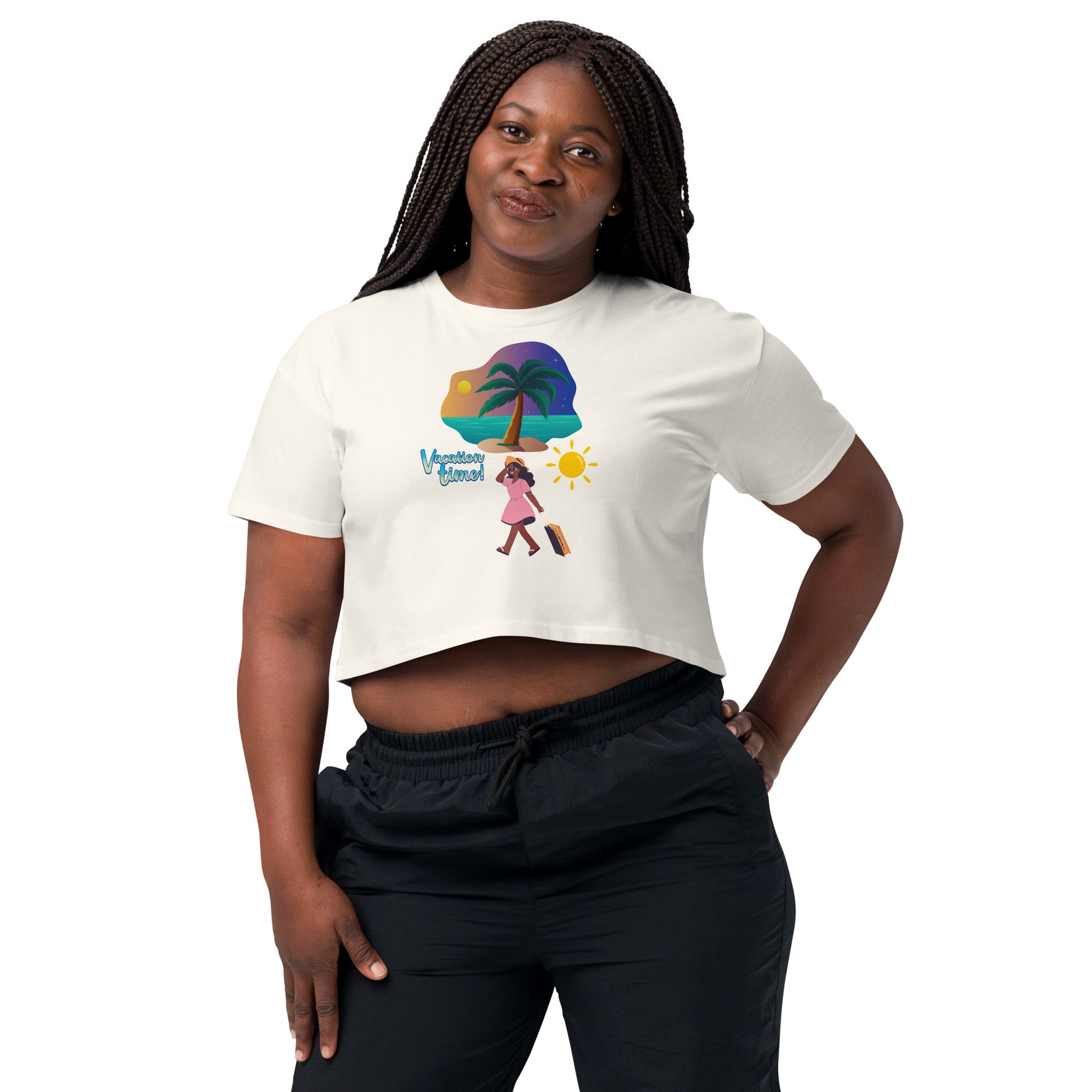 Vacation Shirt Women’s crop top