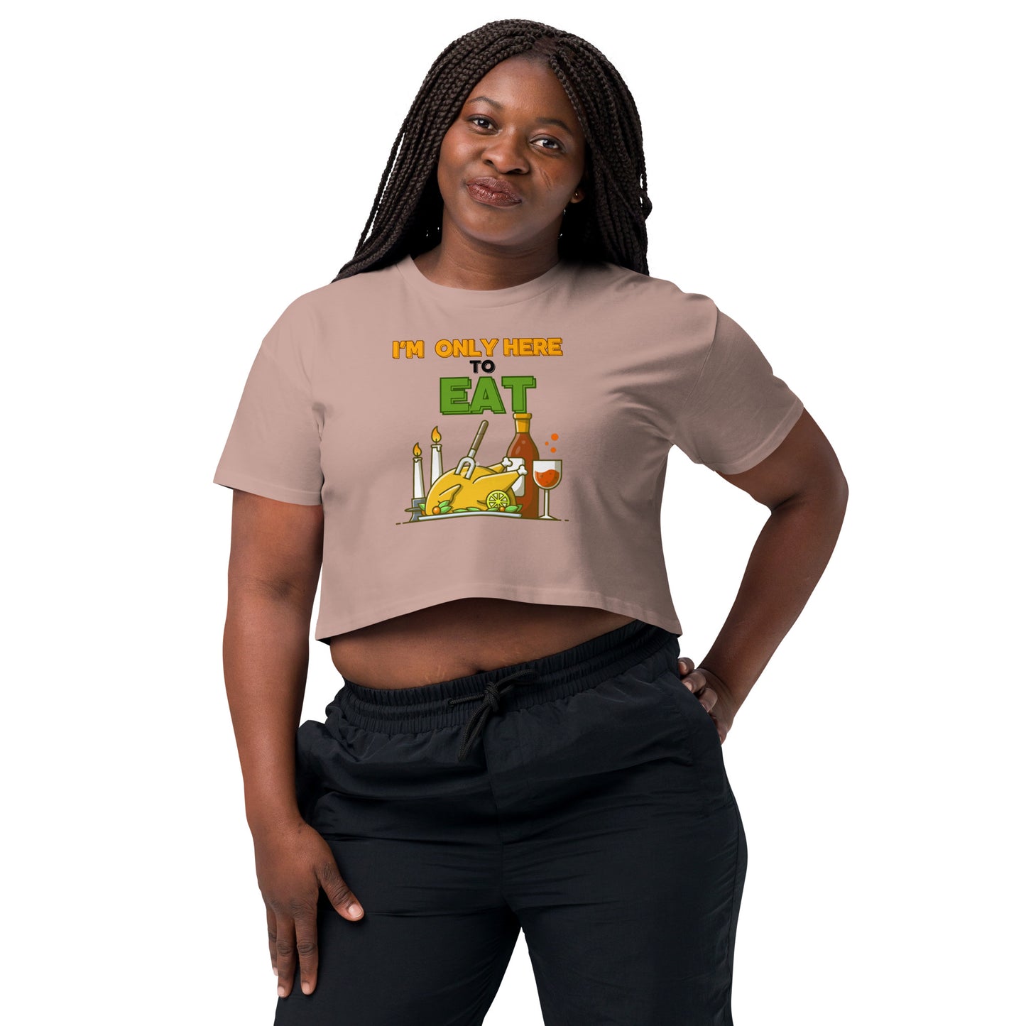 Thanksgiving Holiday Women’s Crop Top Shirt