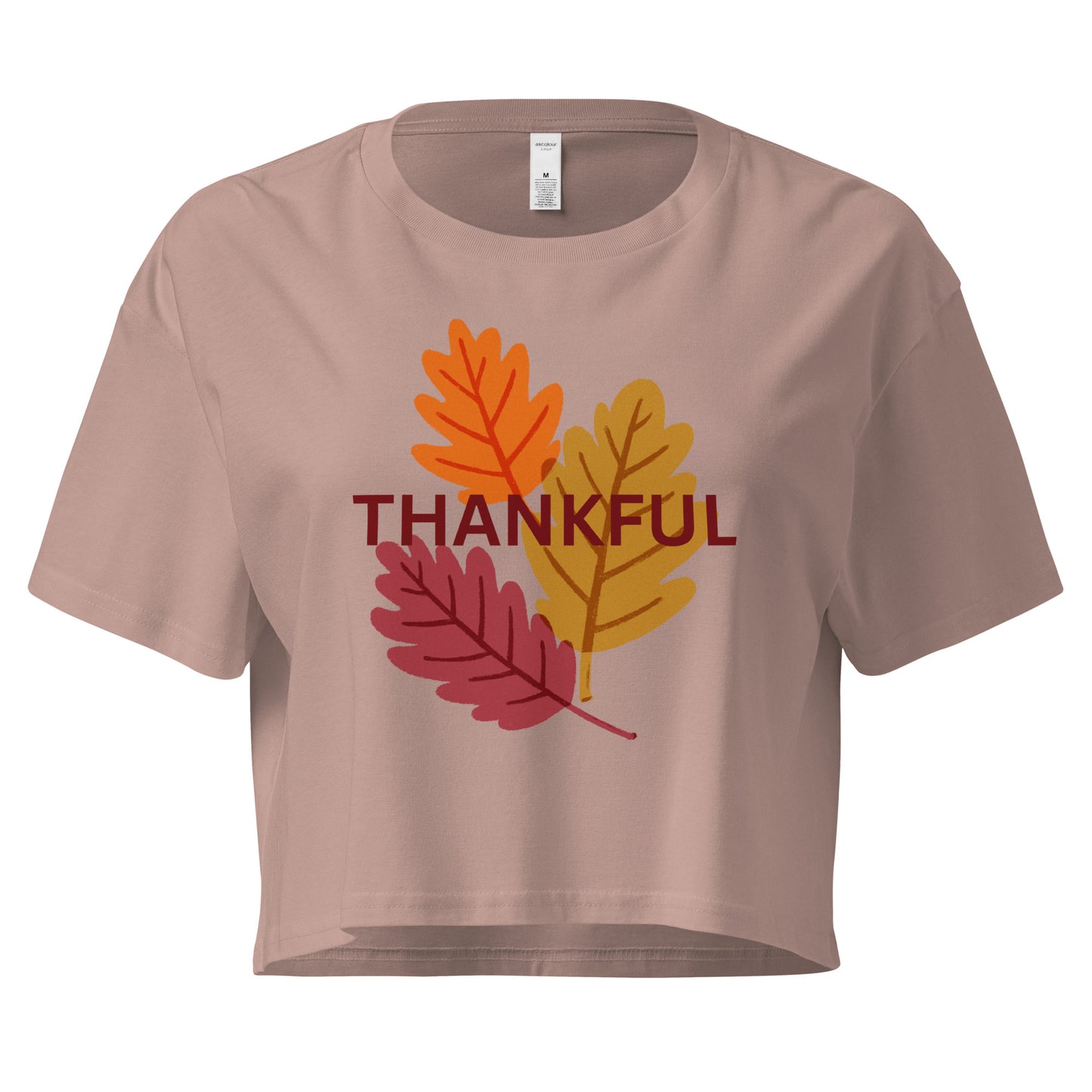 Thanksgiving Holiday Women’s Crop Top Shirt