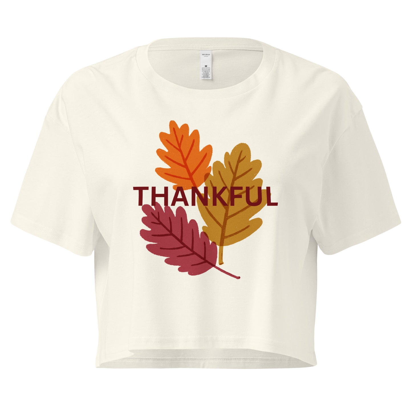 Thanksgiving Holiday Women’s Crop Top Shirt