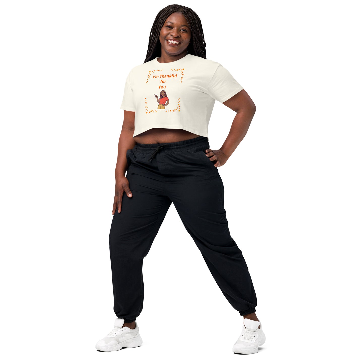 Thanksgiving Holiday Women’s Crop Top Shirt