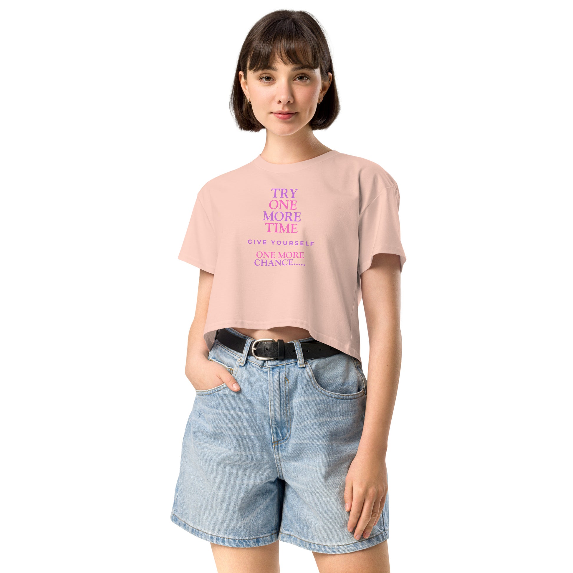 Inspirational Crop Top for Women