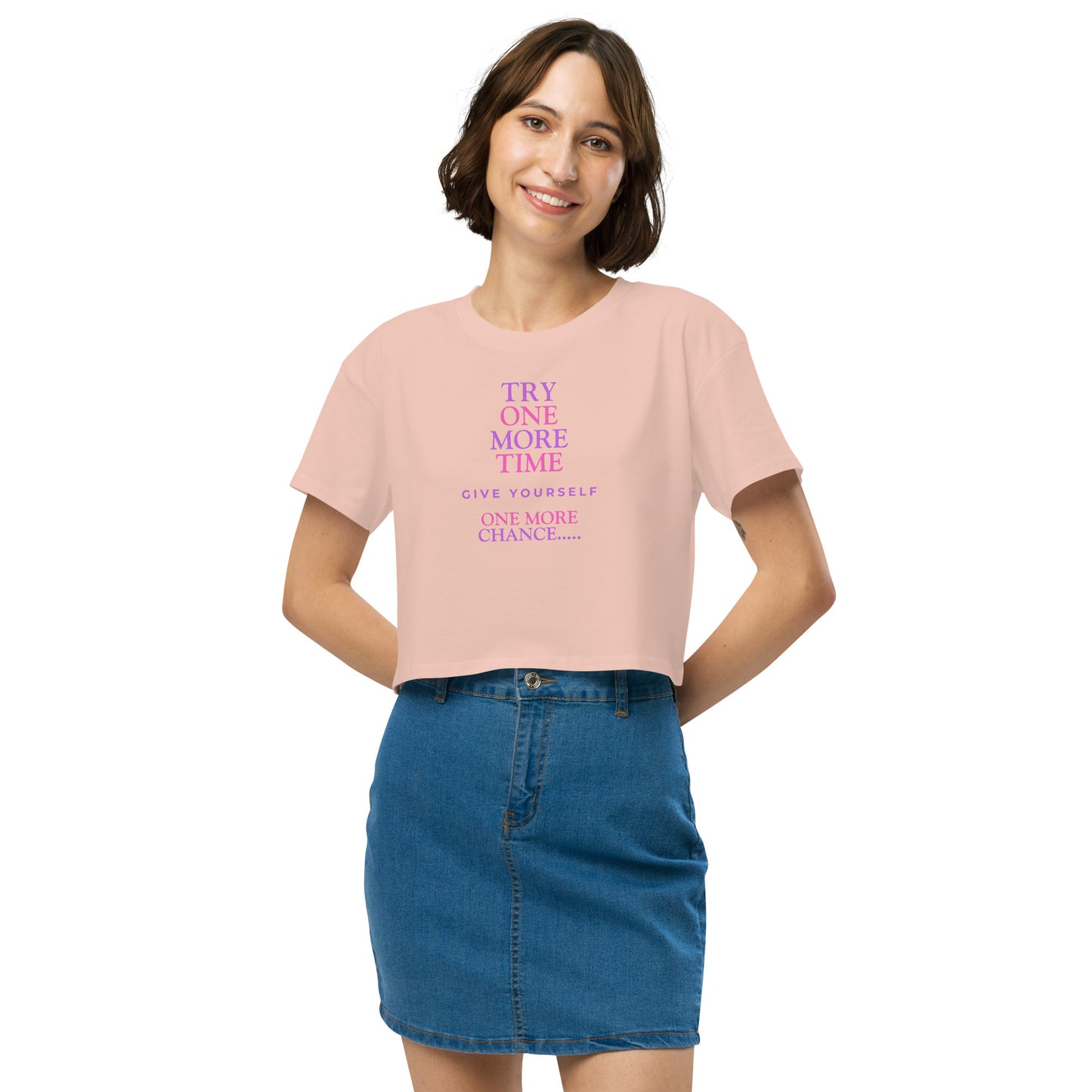 Inspirational Crop Top for Women