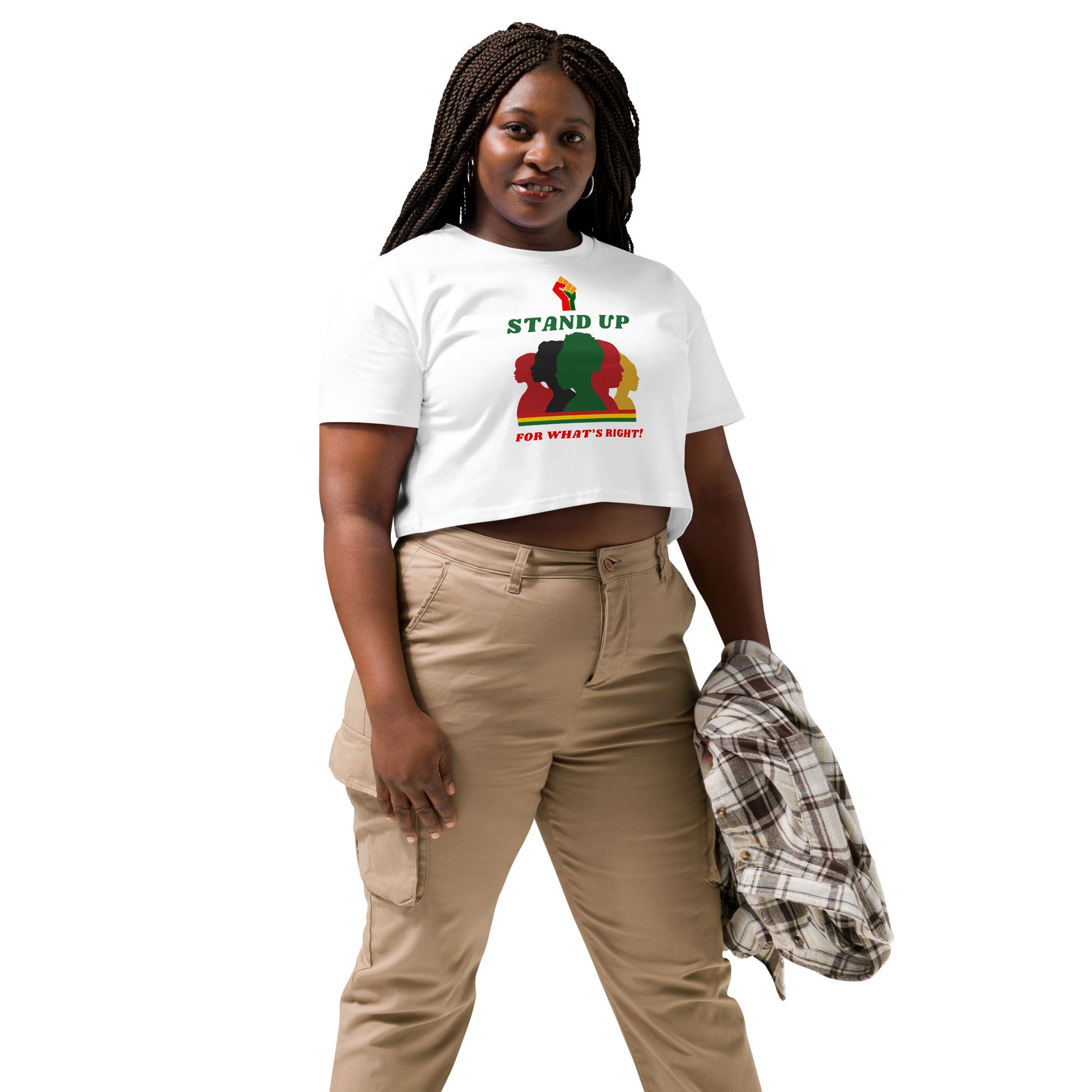 Black History Women’s Crop Top