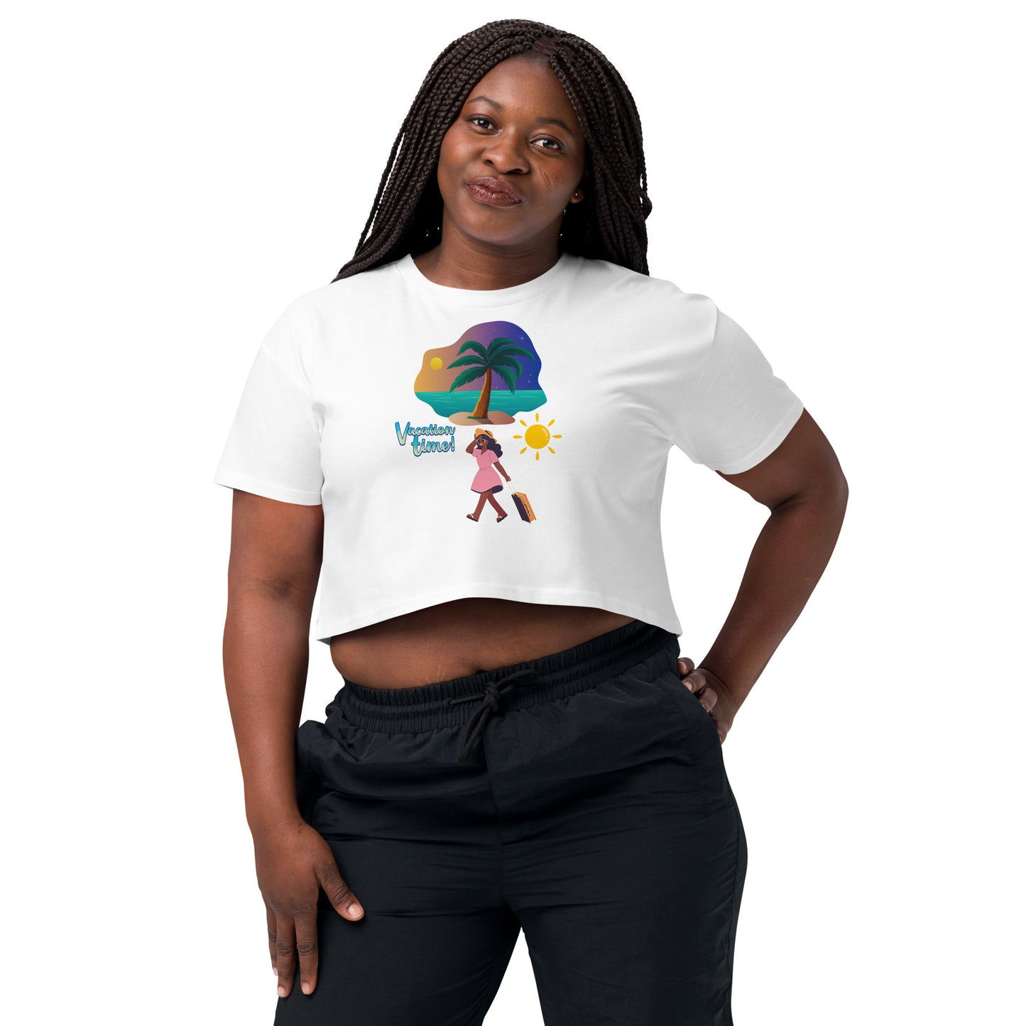 Vacation Shirt Women’s crop top