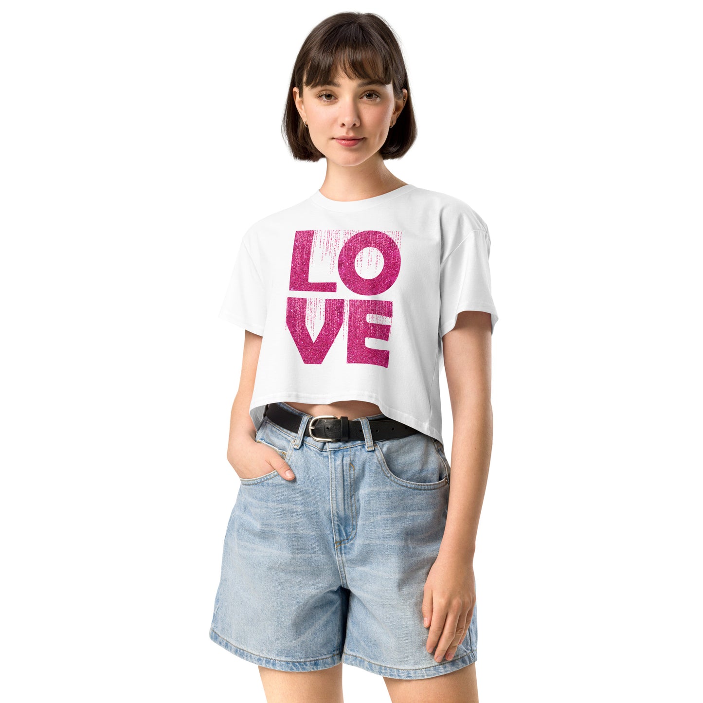 Love Inspirational Crop Top for Women