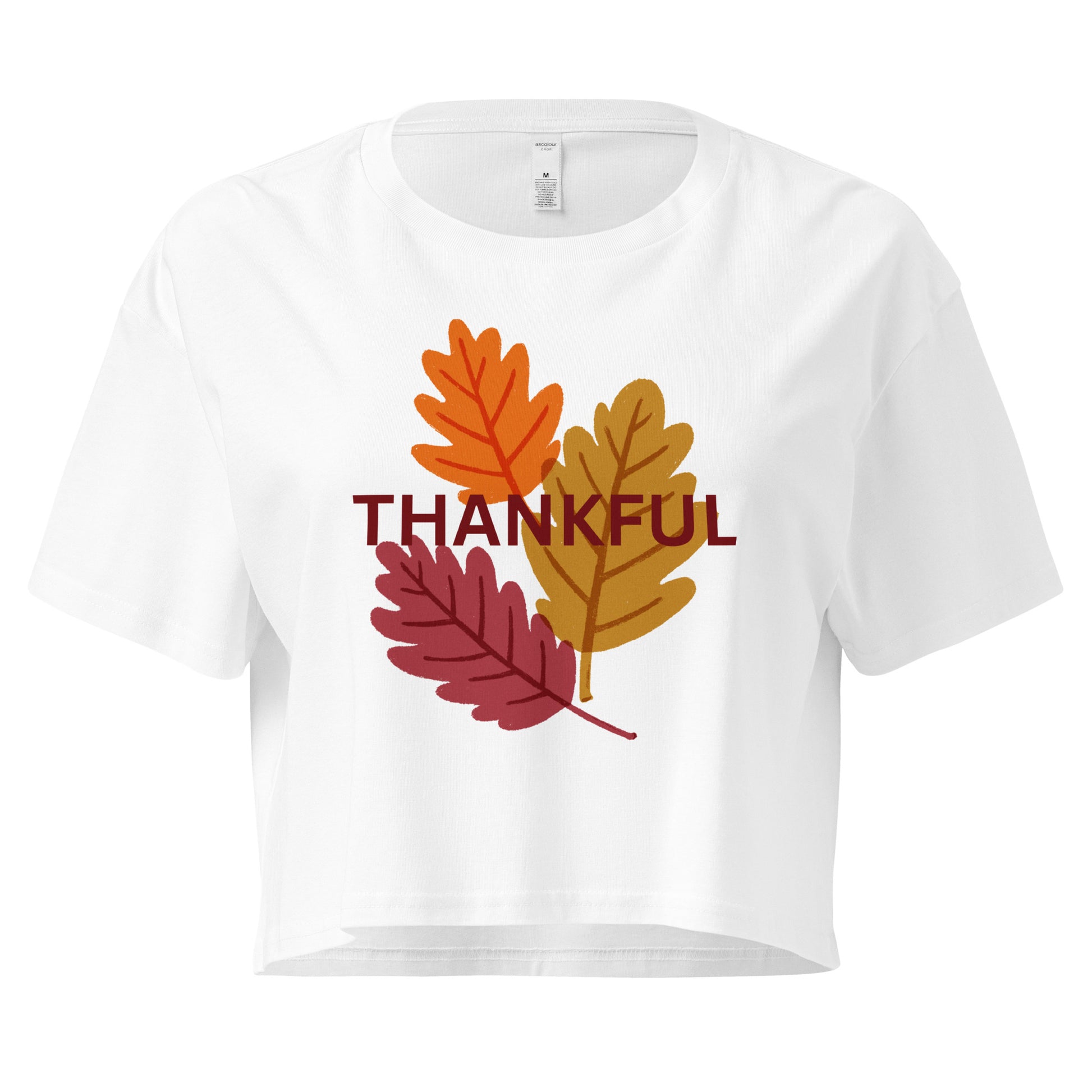Thanksgiving Holiday Women’s Crop Top Shirt