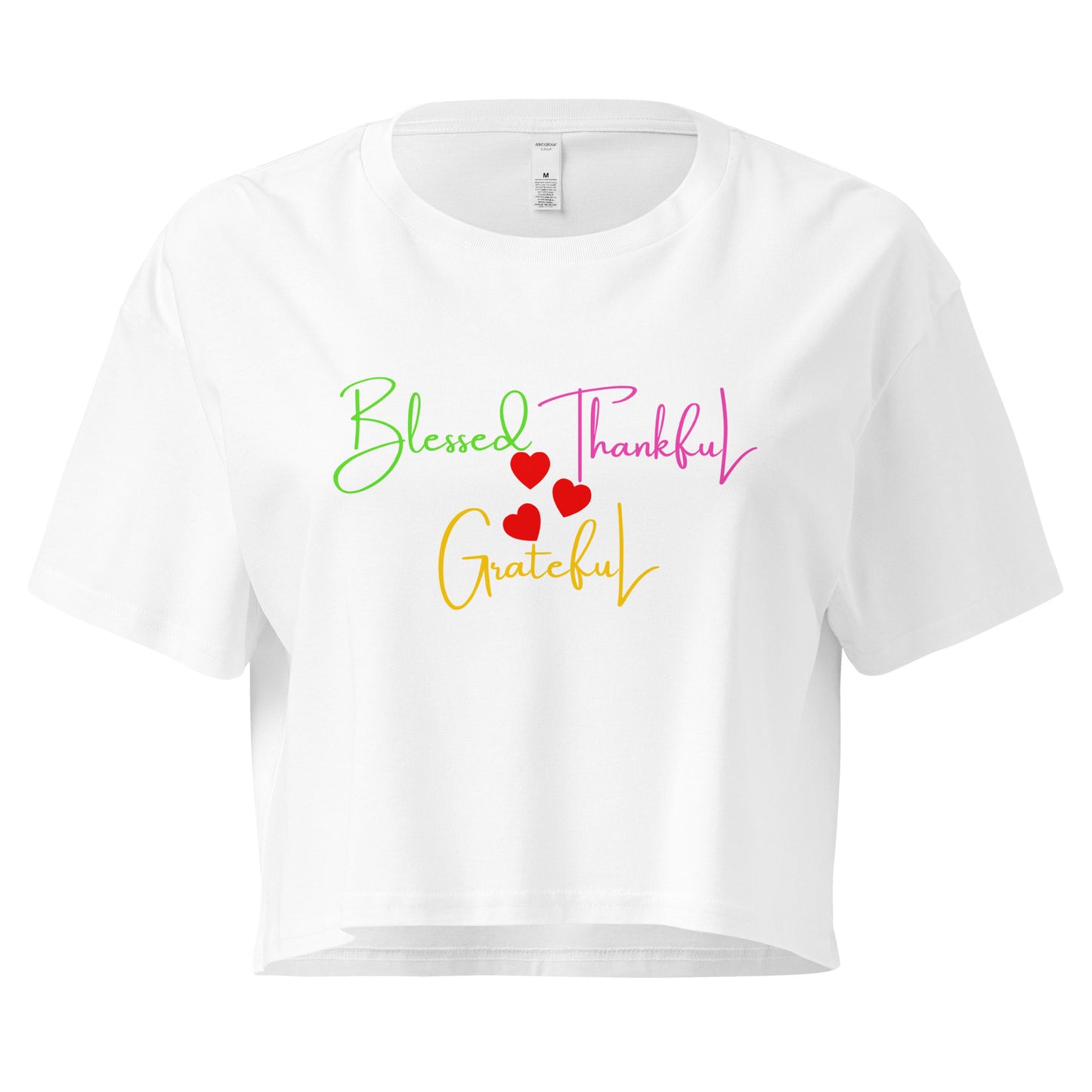 Blessed Motivational Women’s Crop Top