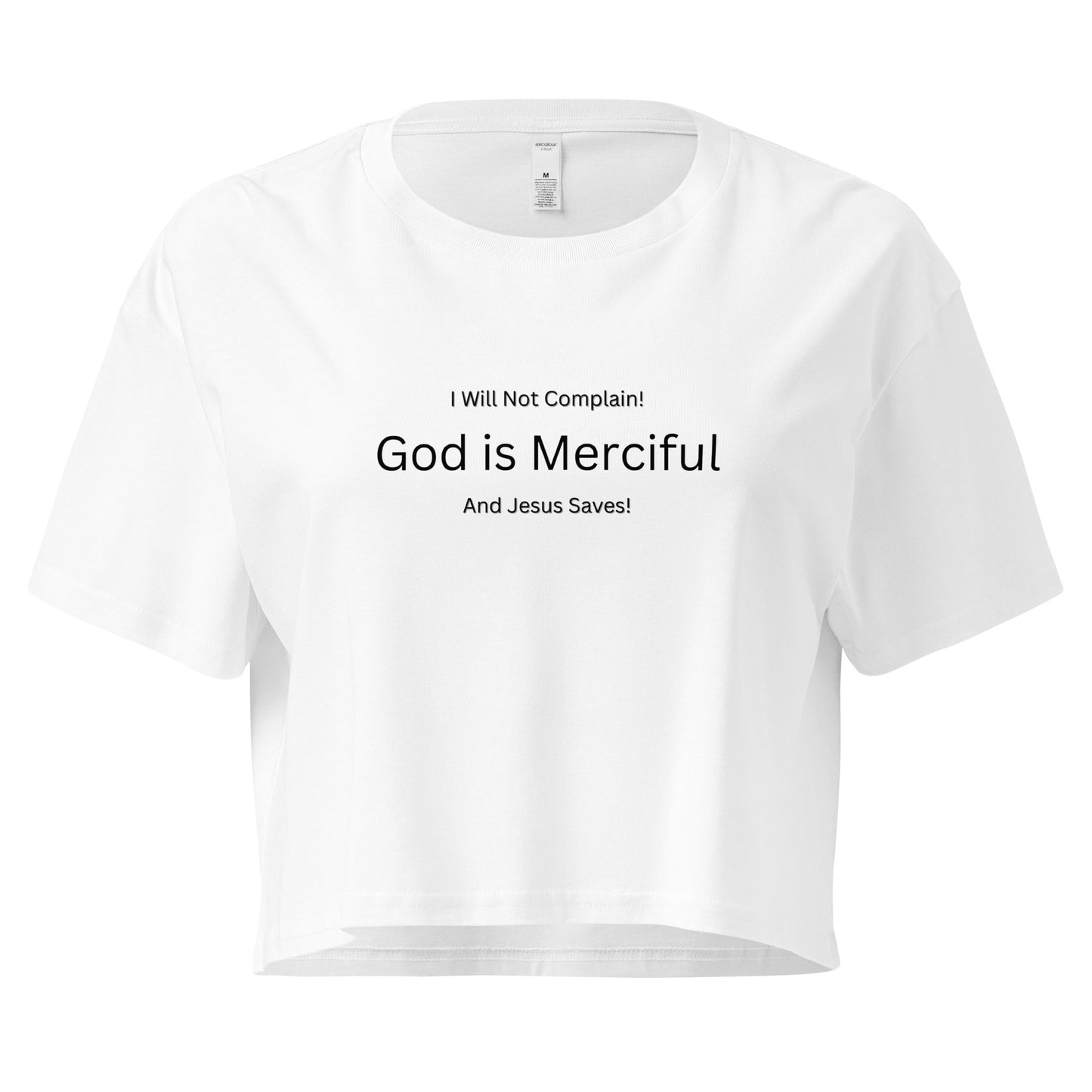 Christian Inspirational Crop Top
