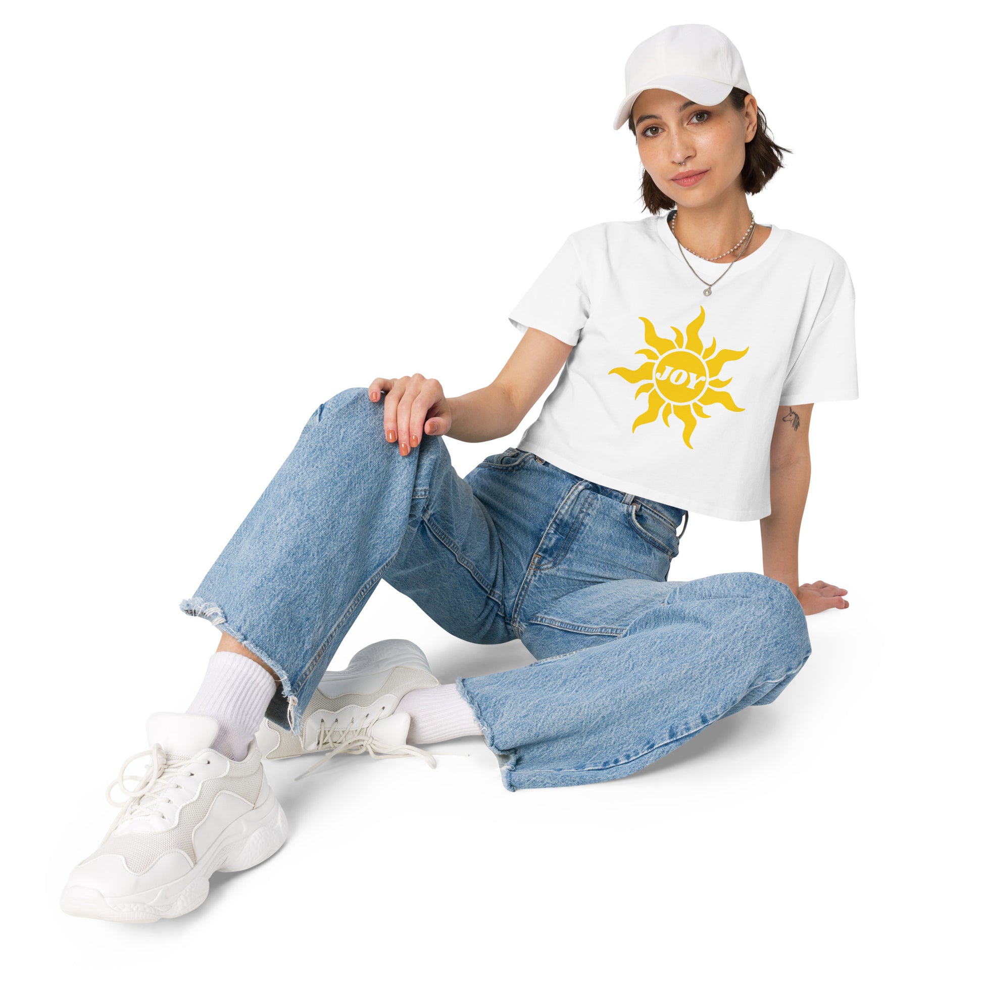 Joy Inspirational Women’s Crop Top