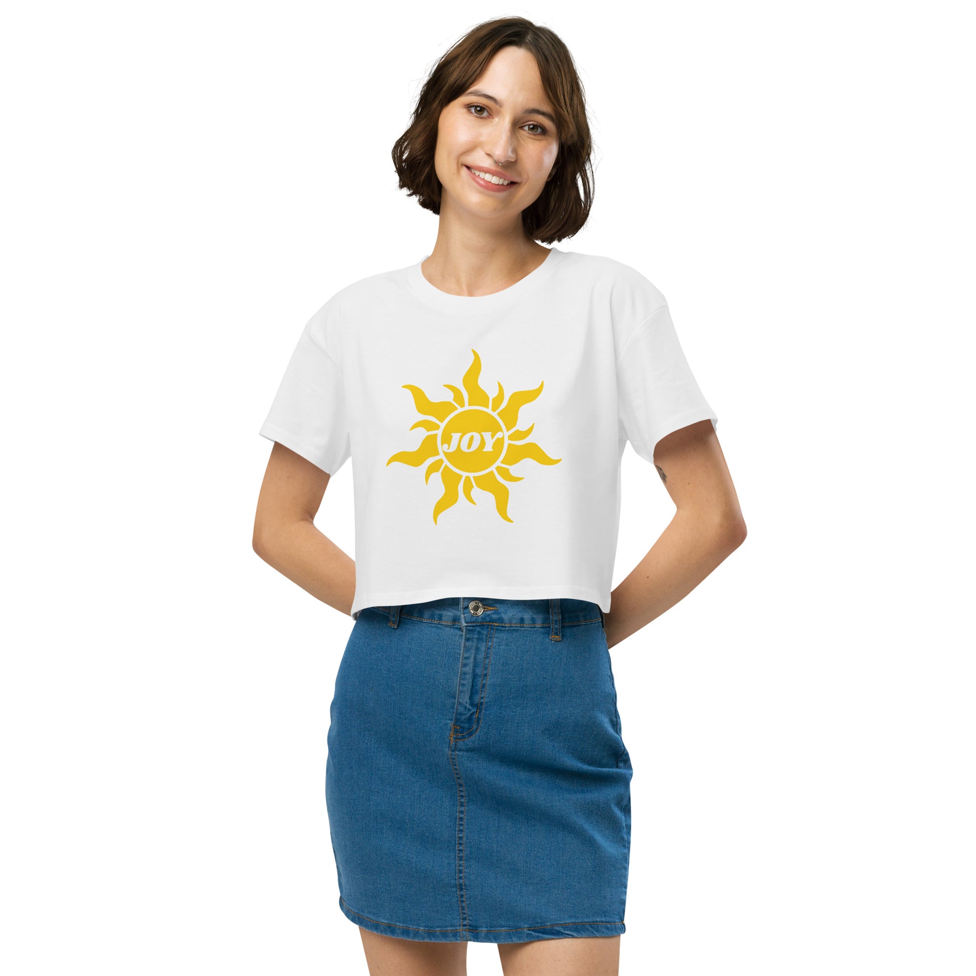 Joy Inspirational Women’s Crop Top