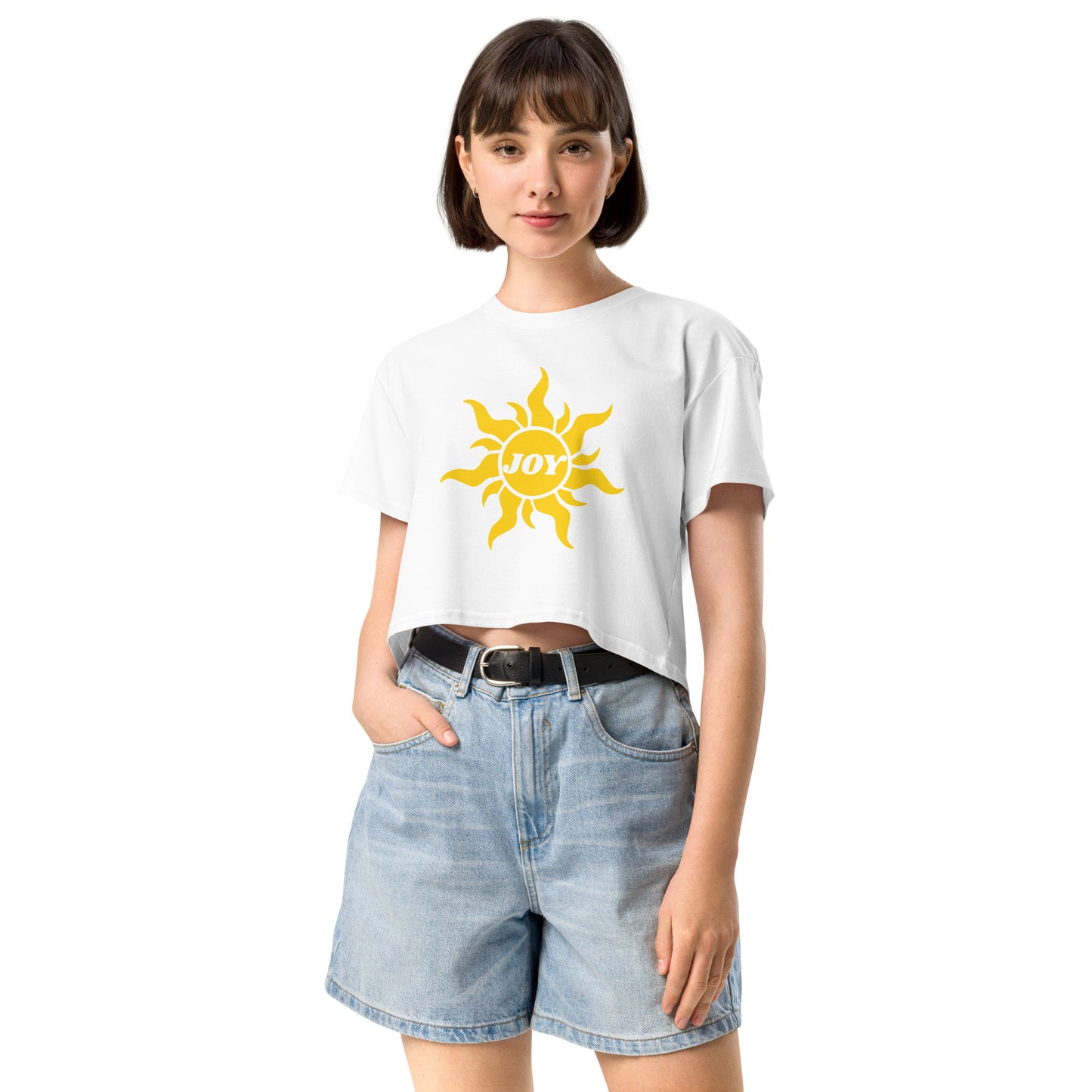 Joy Inspirational Women’s Crop Top