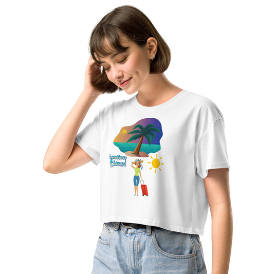 Vacation Shirt Women’s crop top