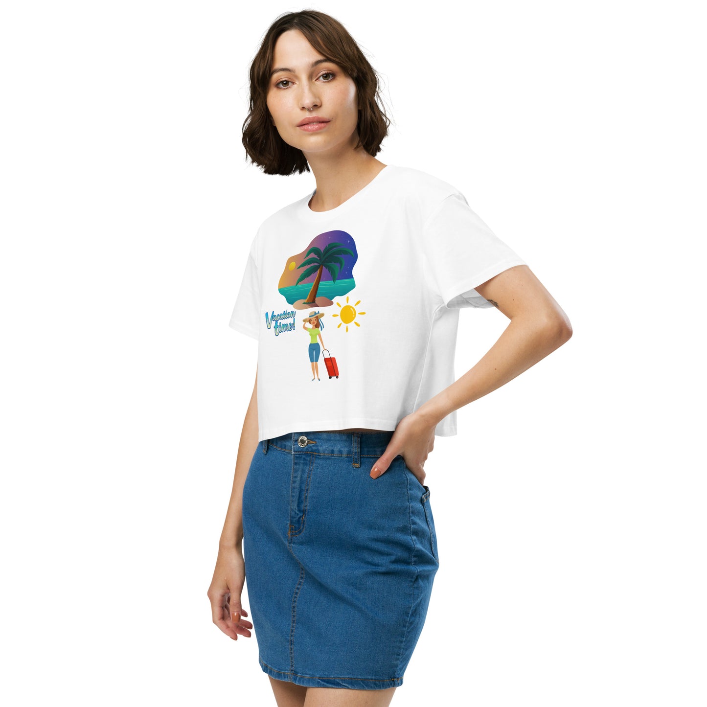 Vacation Shirt Women’s crop top