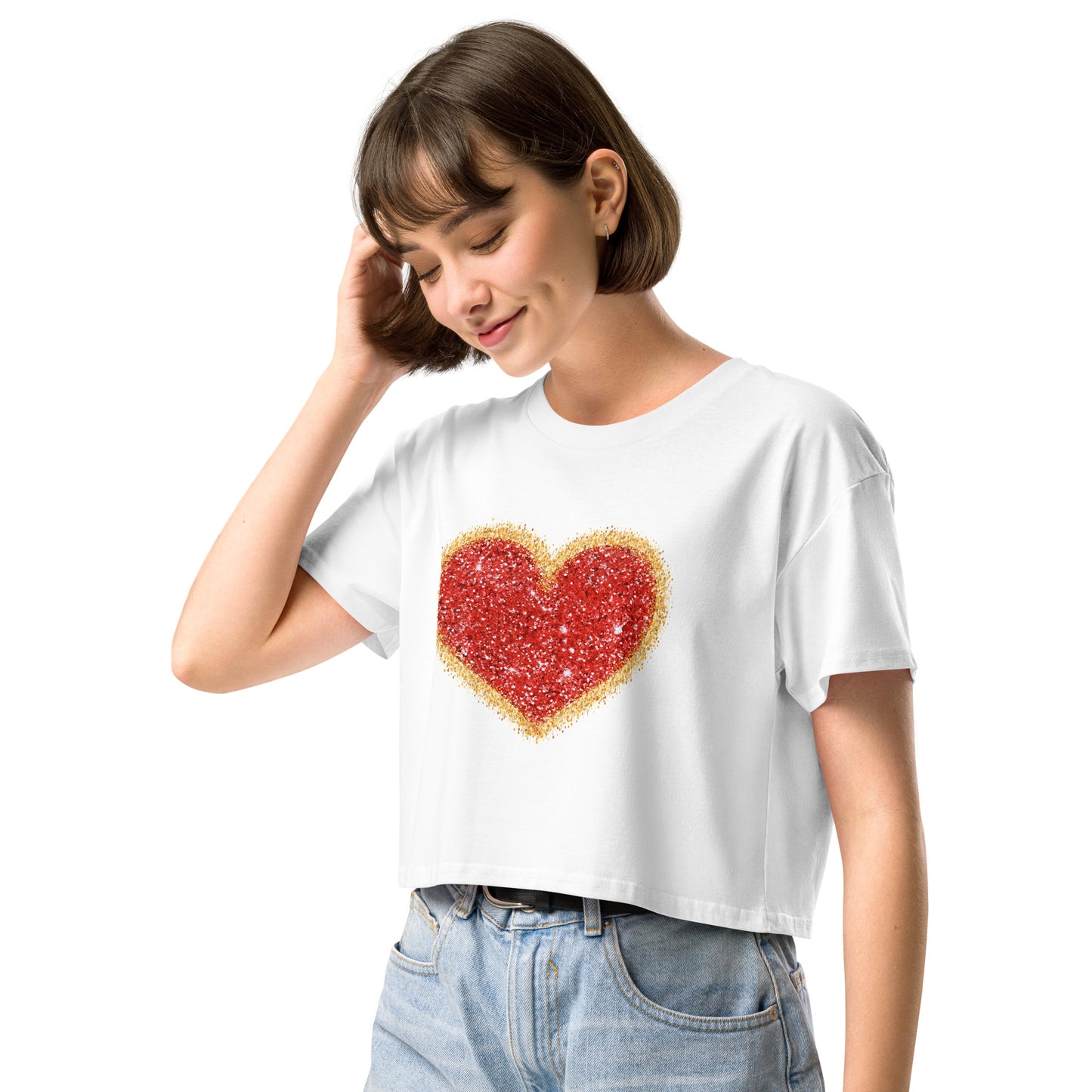 Inspirational Heart Crop Top