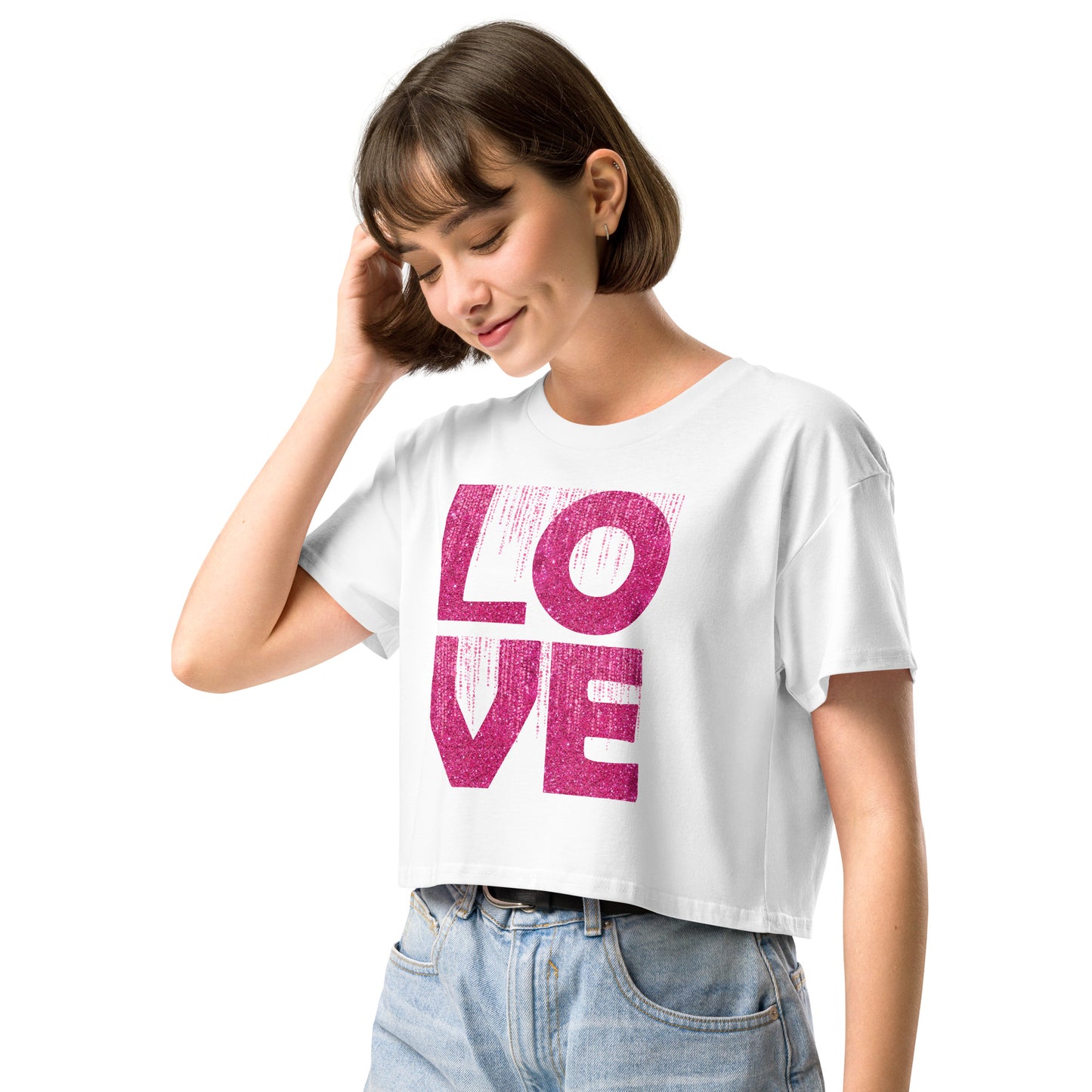 Love Inspirational Crop Top for Women