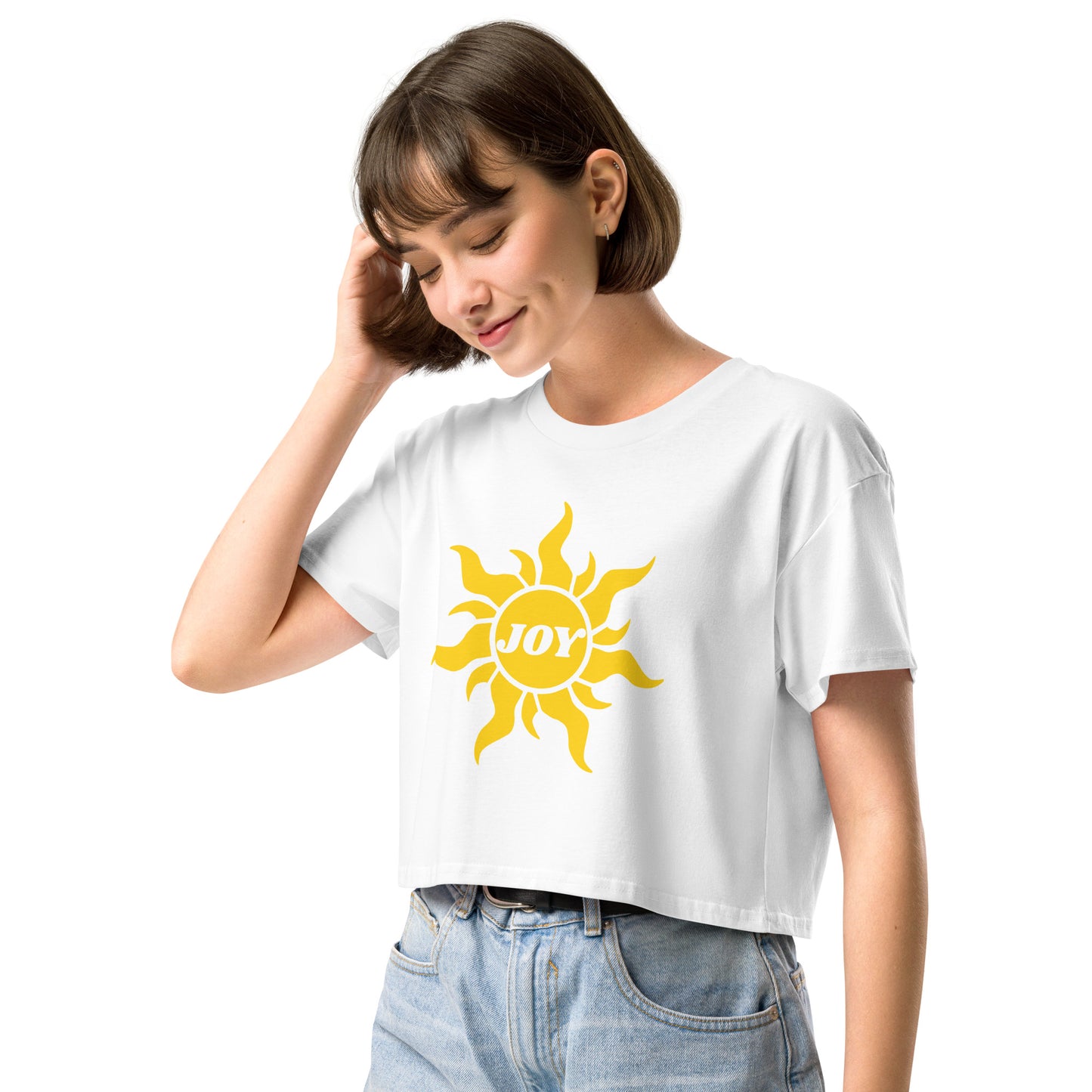 Joy Inspirational Women’s Crop Top