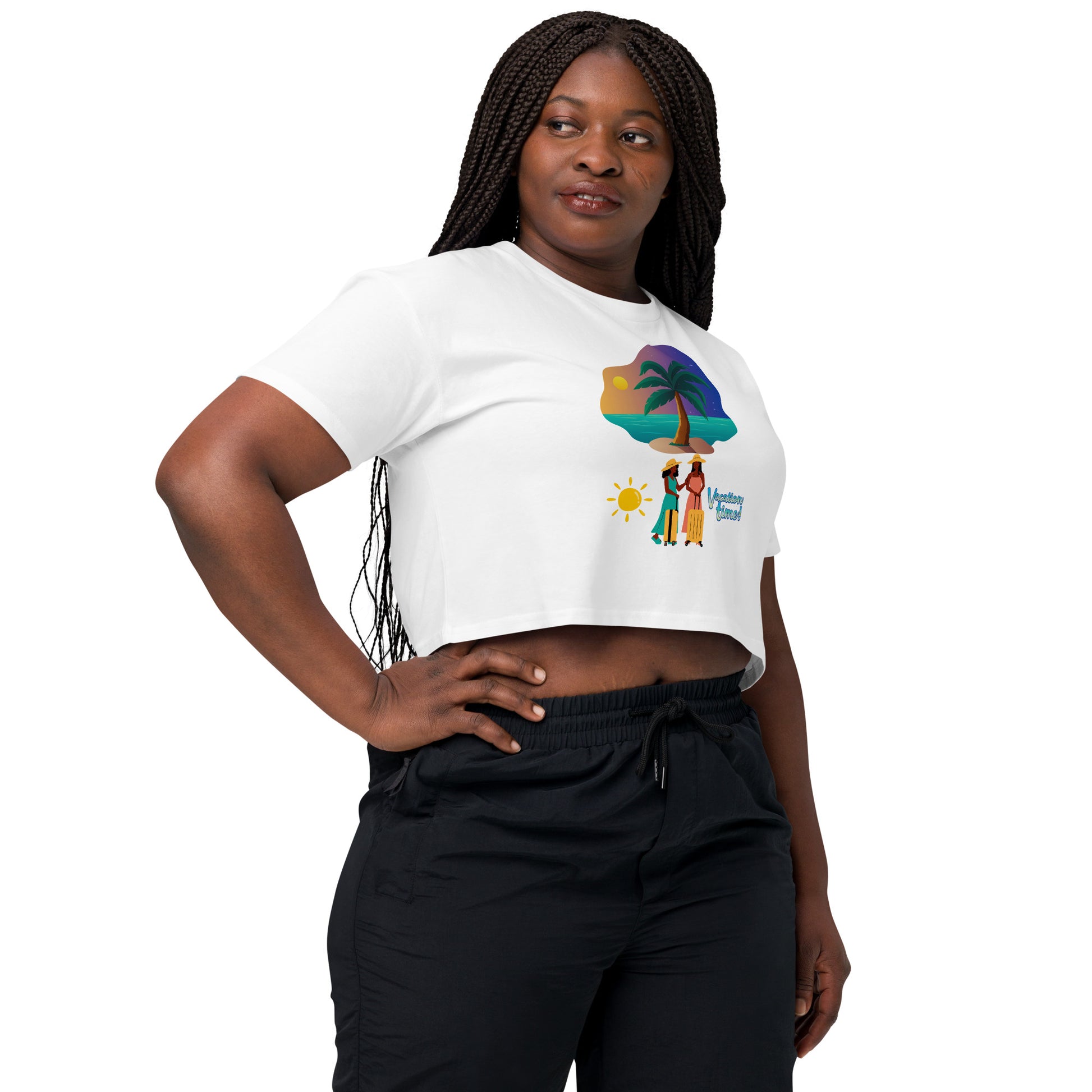 Vacation Shirt Women’s crop top