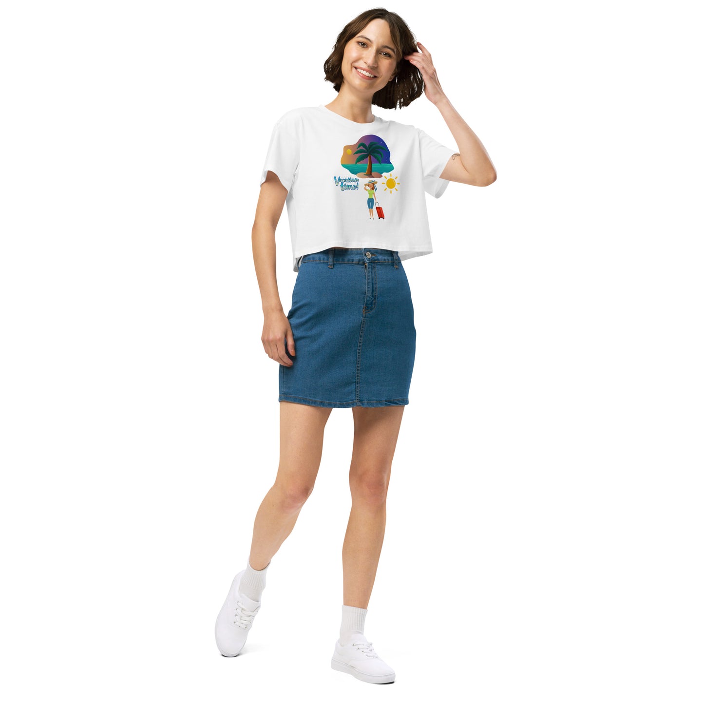 Vacation Shirt Women’s crop top