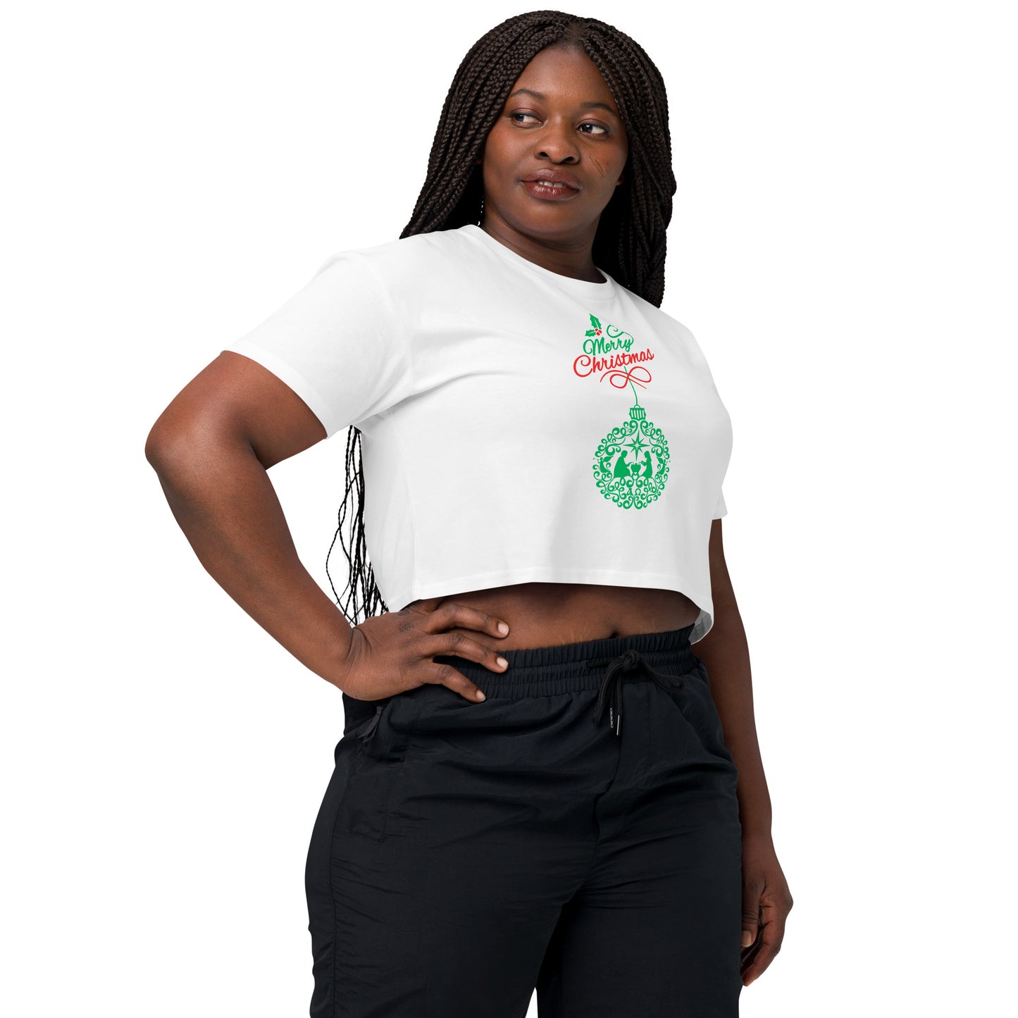 Christmas Holiday Women’s Crop Top