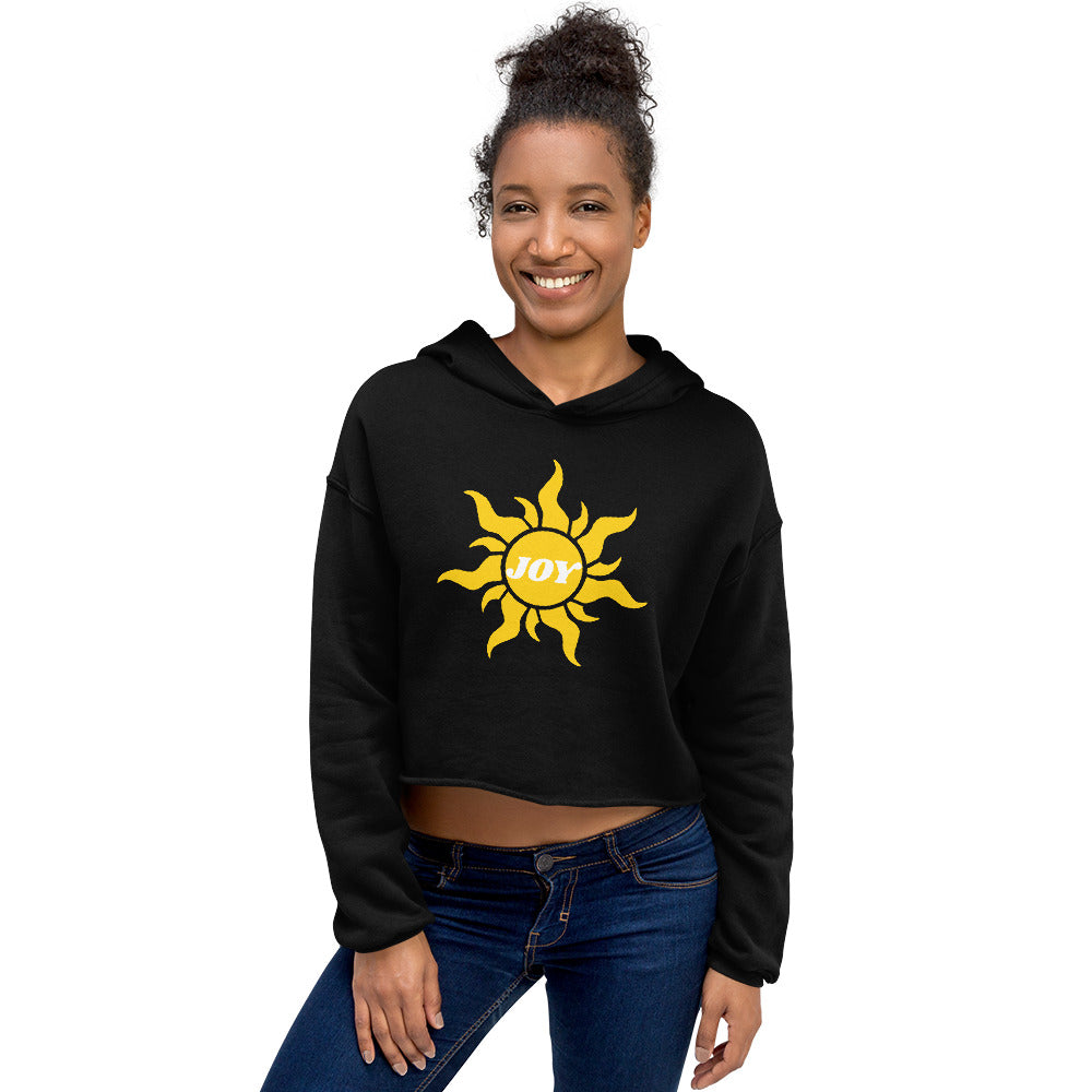 Joy Inspirational Women's Crop Top Hoodie