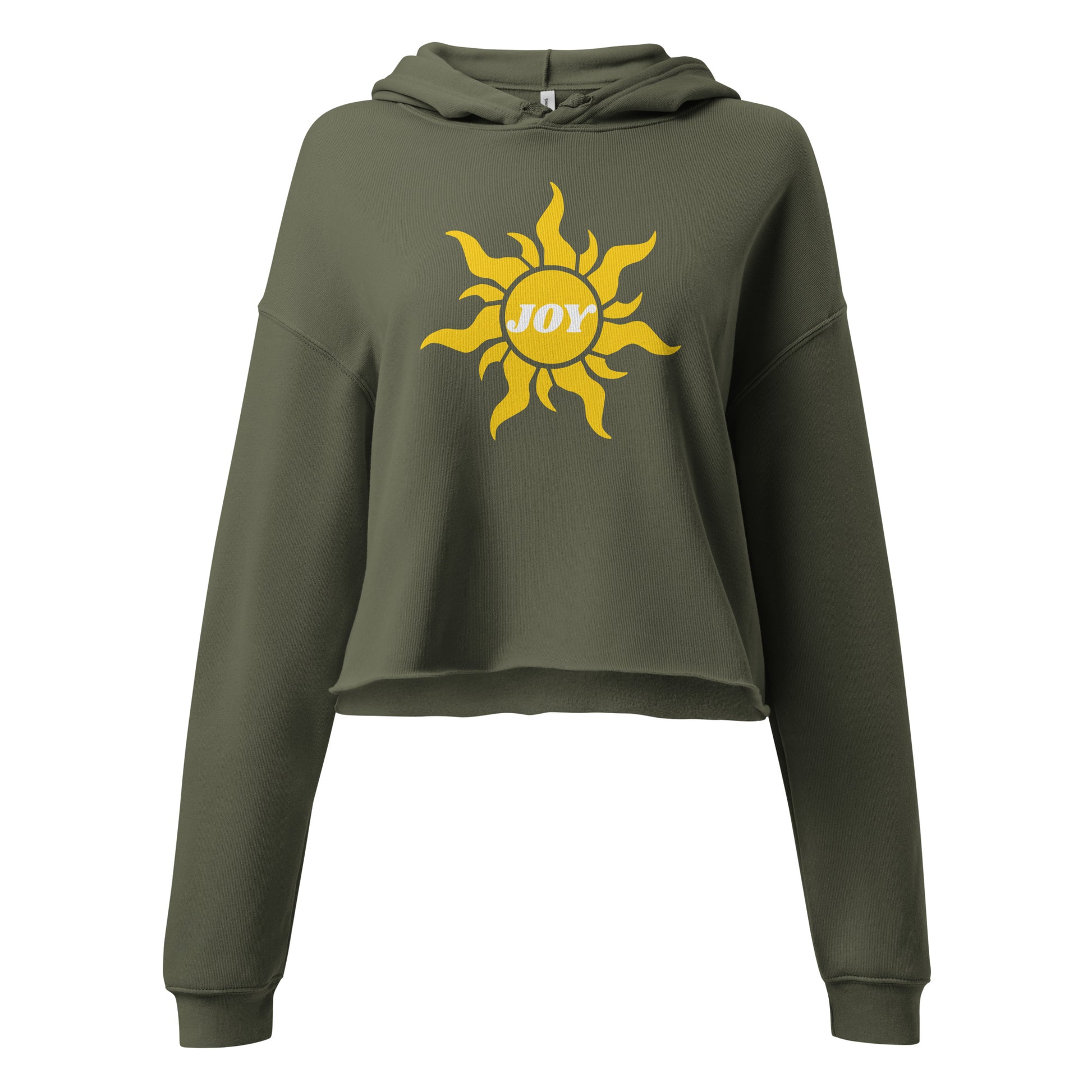 Joy Inspirational Women's Crop Top Hoodie