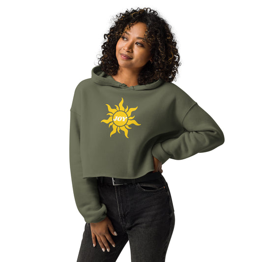 Joy Inspirational Women's Crop Top Hoodie