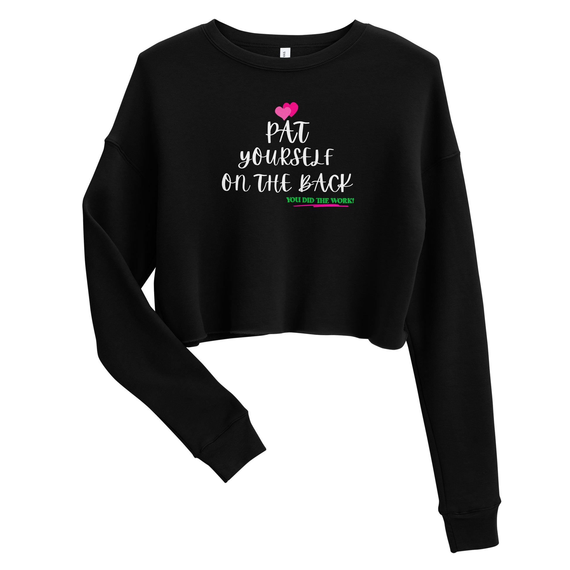 Motivational Crop Sweatshirt