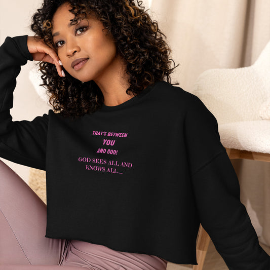 Christian Inspirational Crop Sweatshirt