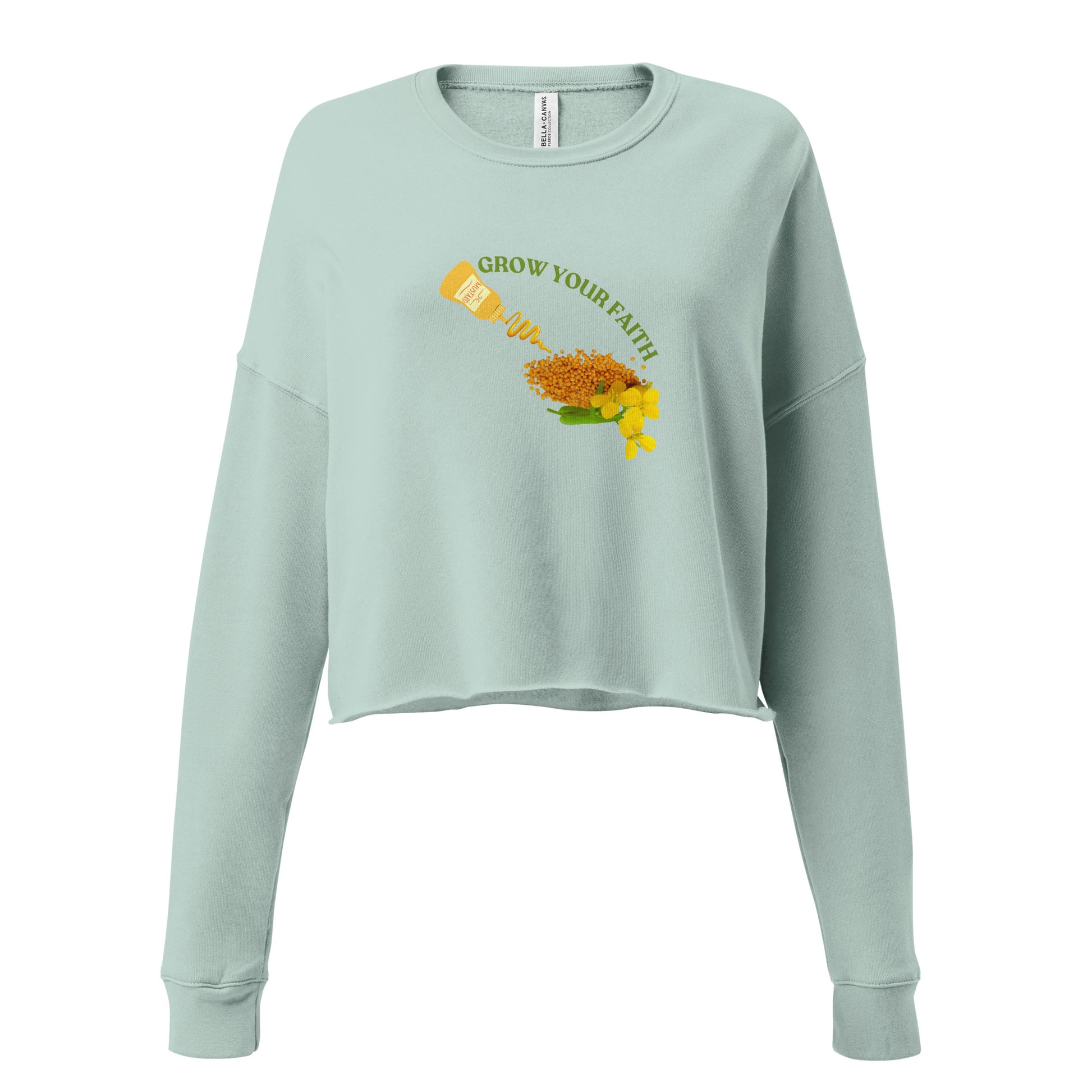 Inspirational Crop Sweatshirt