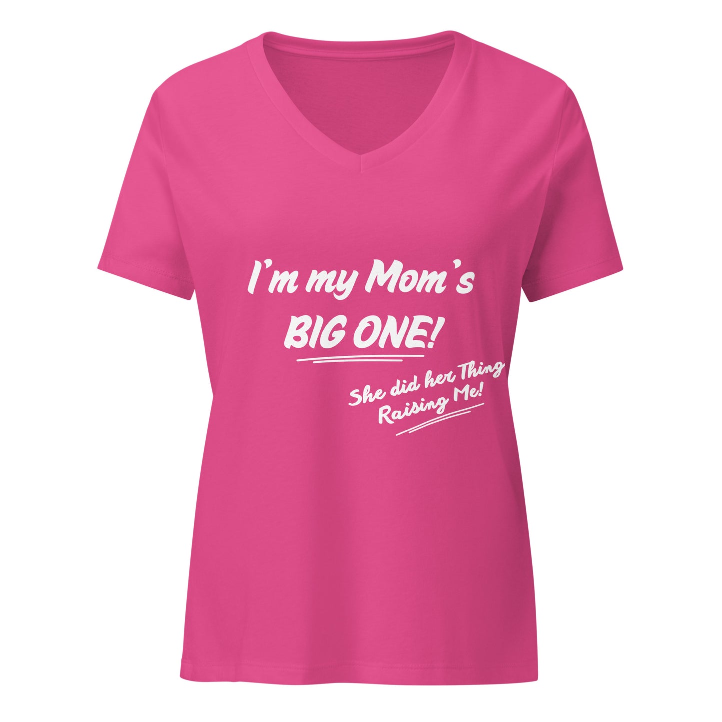 Mother's Day Inspirational Women's relaxed V-Neck T Shirt