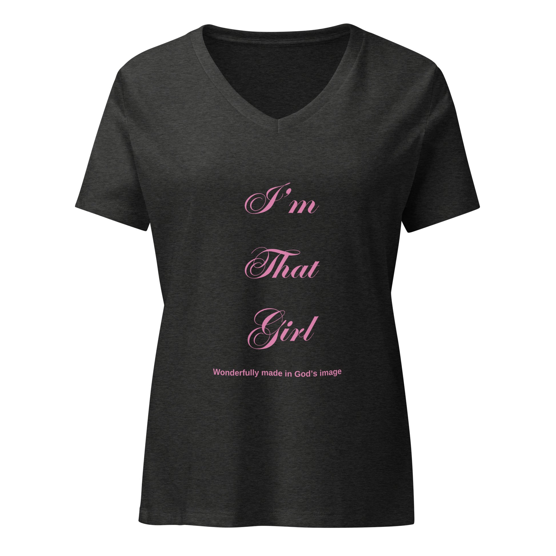 Inspirational Women’s relaxed V-Neck T Shirt