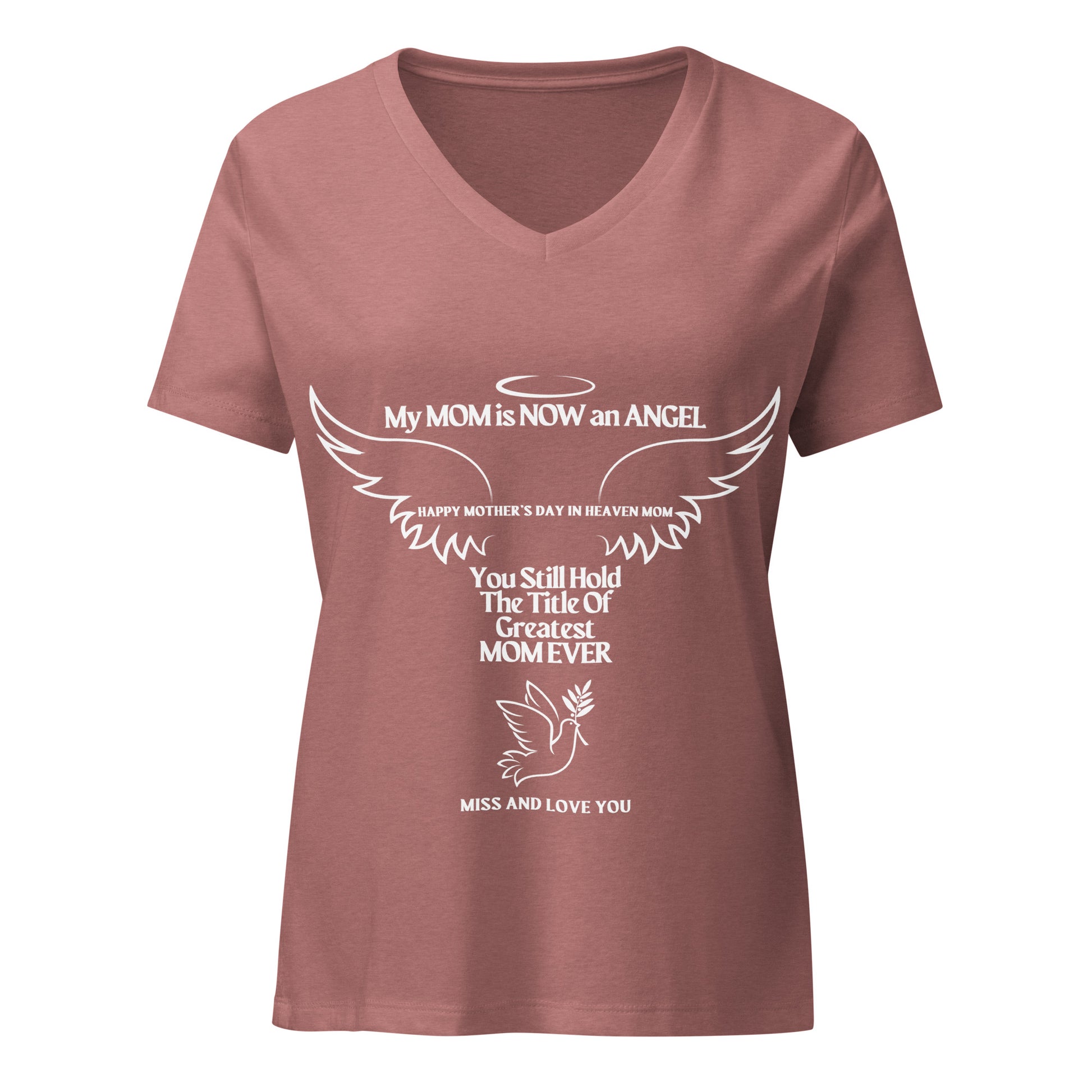 Mother's Day Relaxed V-Neck T Shirt