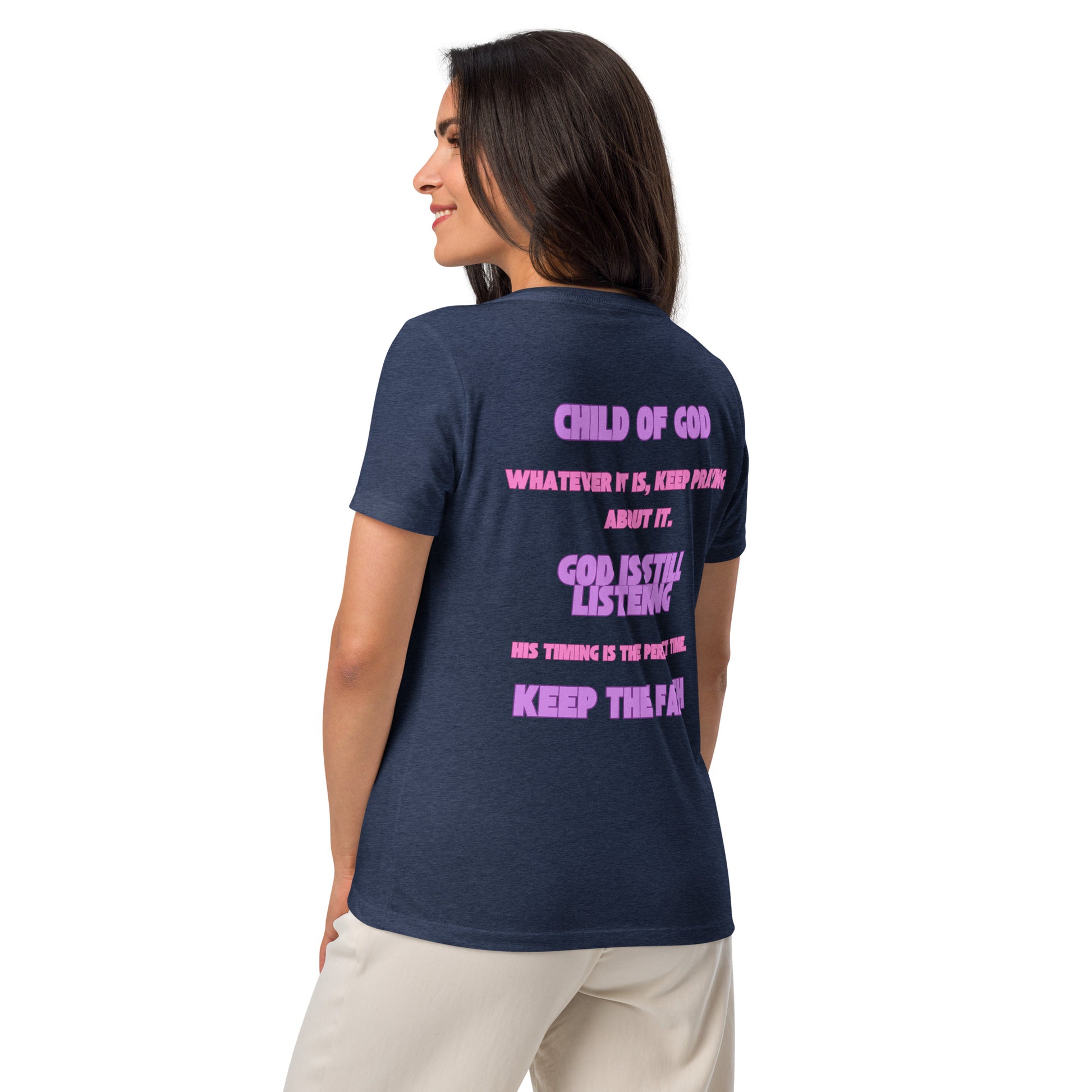 Inspirational Women’s relaxed V-Neck T Shirt