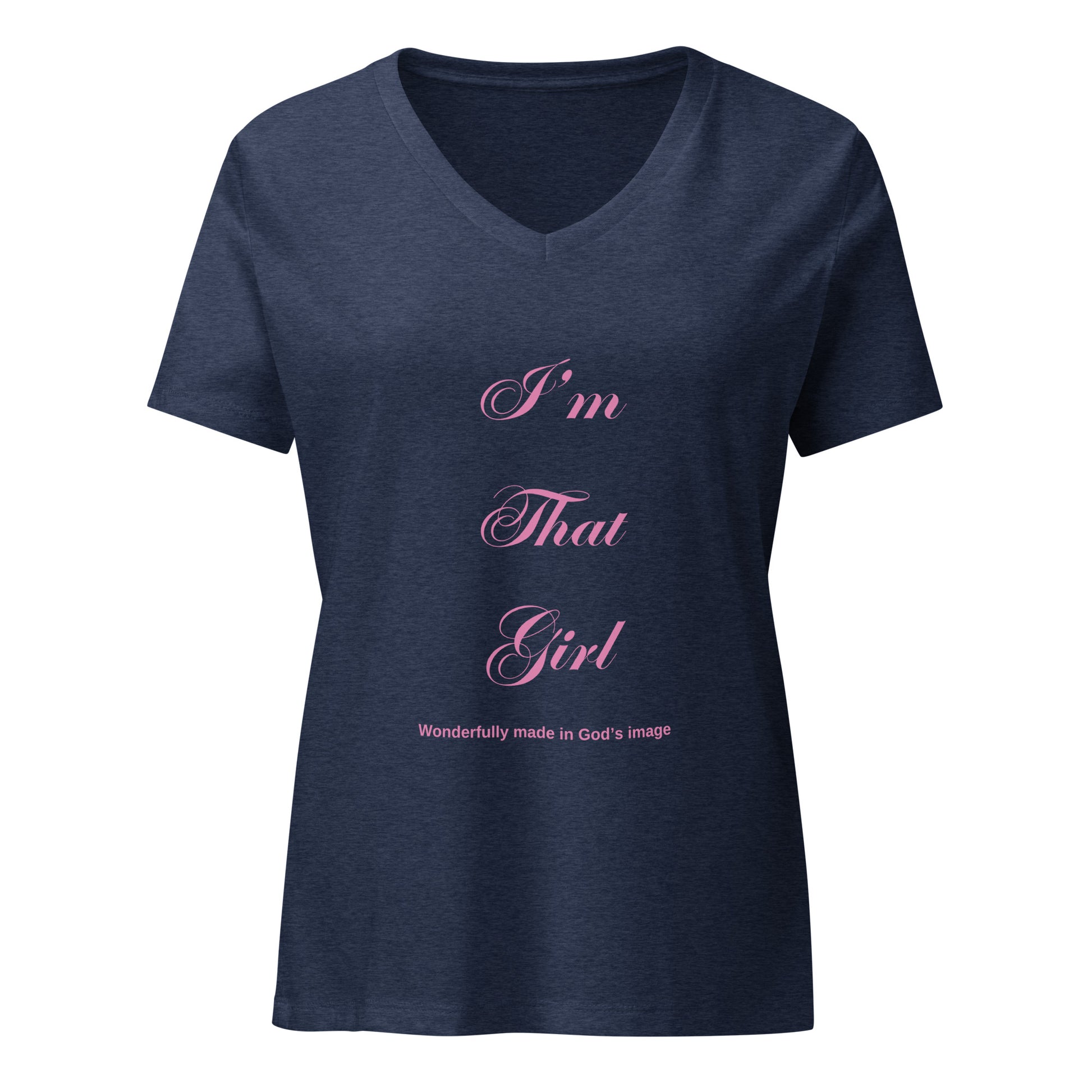 Inspirational Women’s relaxed V-Neck T Shirt