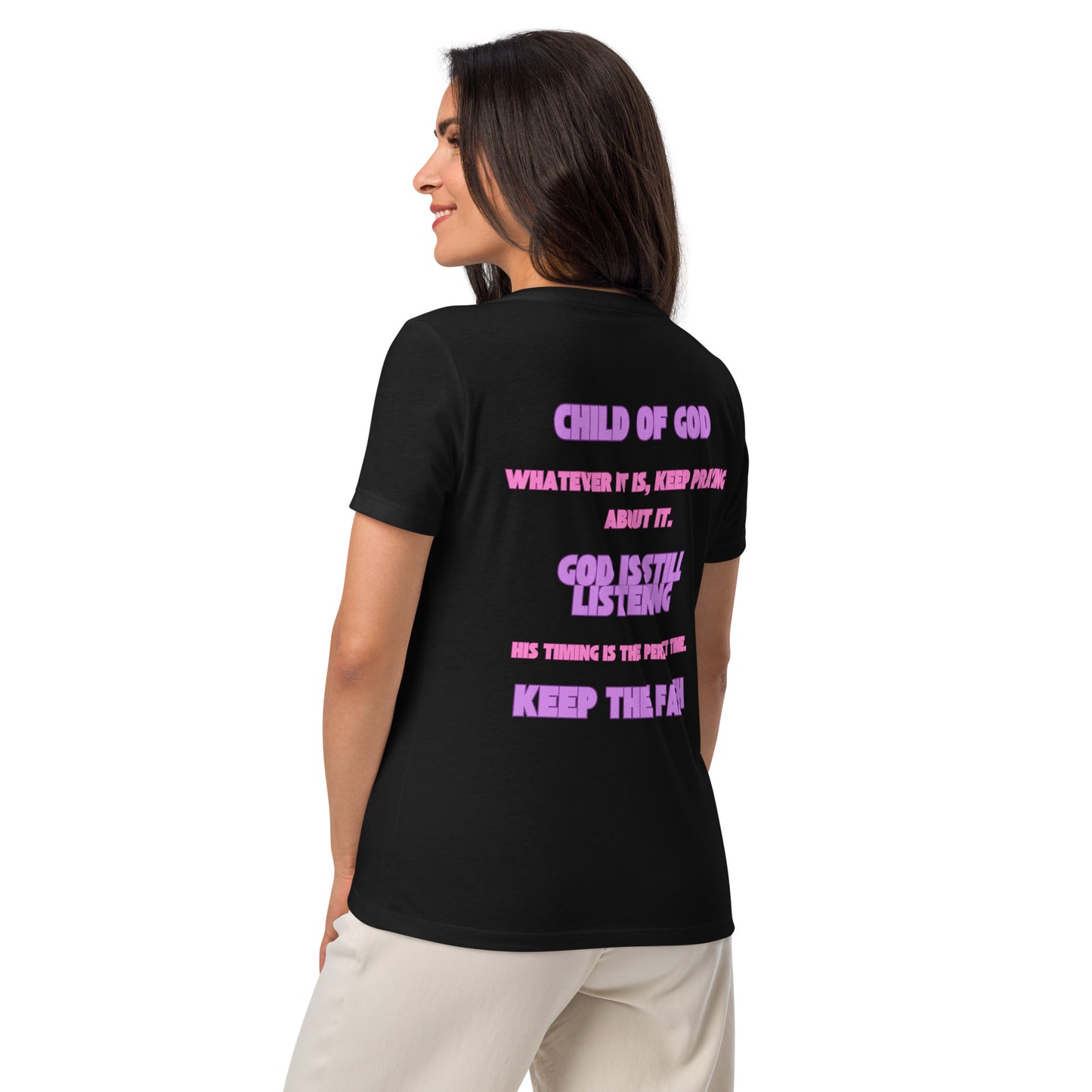 Inspirational Women’s relaxed V-Neck T Shirt