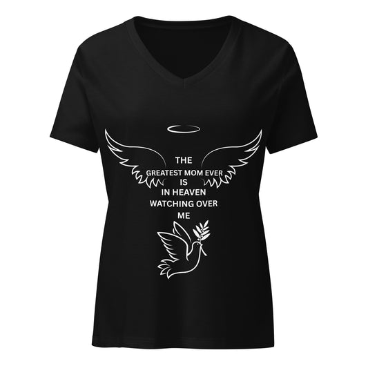 Mother's Day Relaxed V-Neck T Shirt