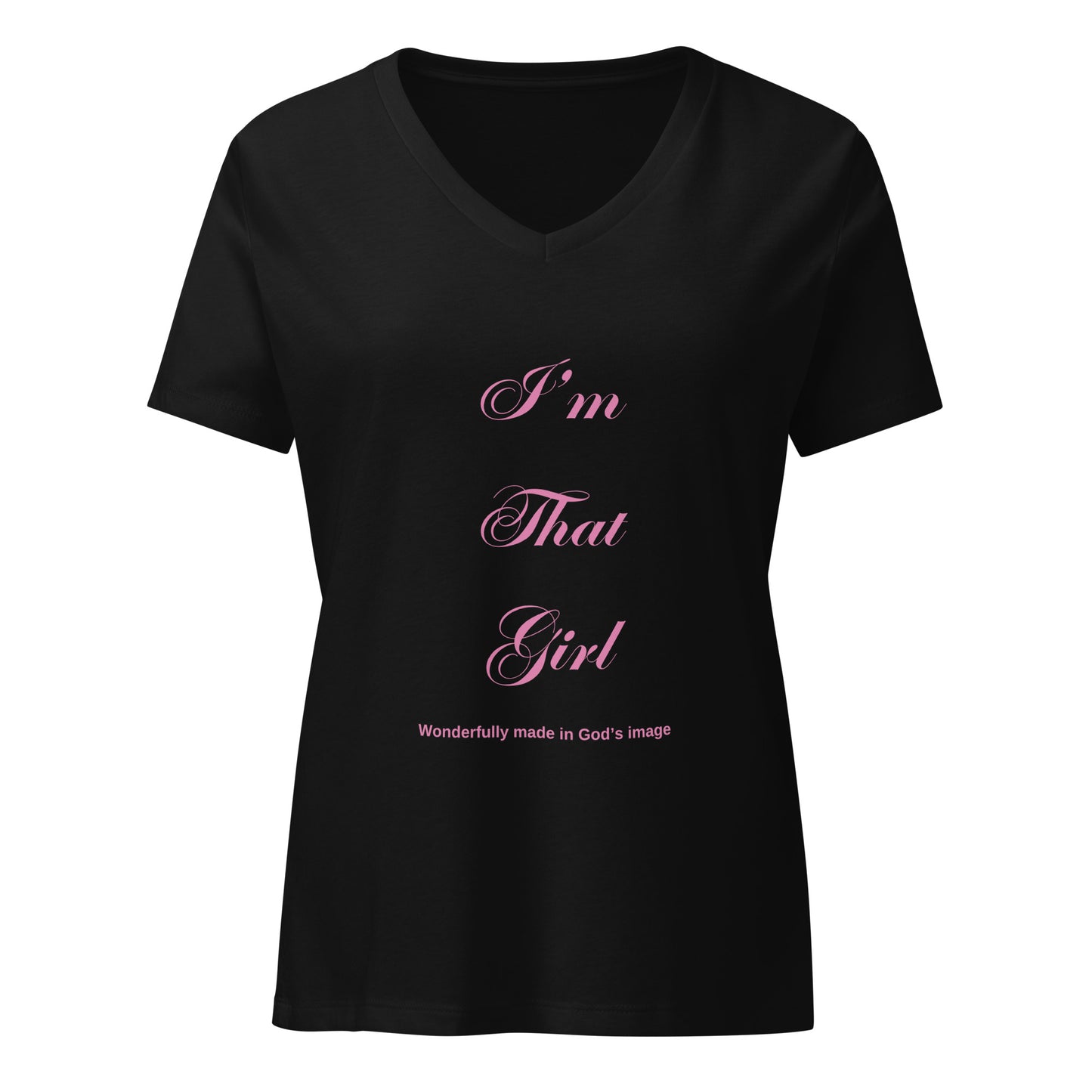 Inspirational Women’s relaxed V-Neck T Shirt