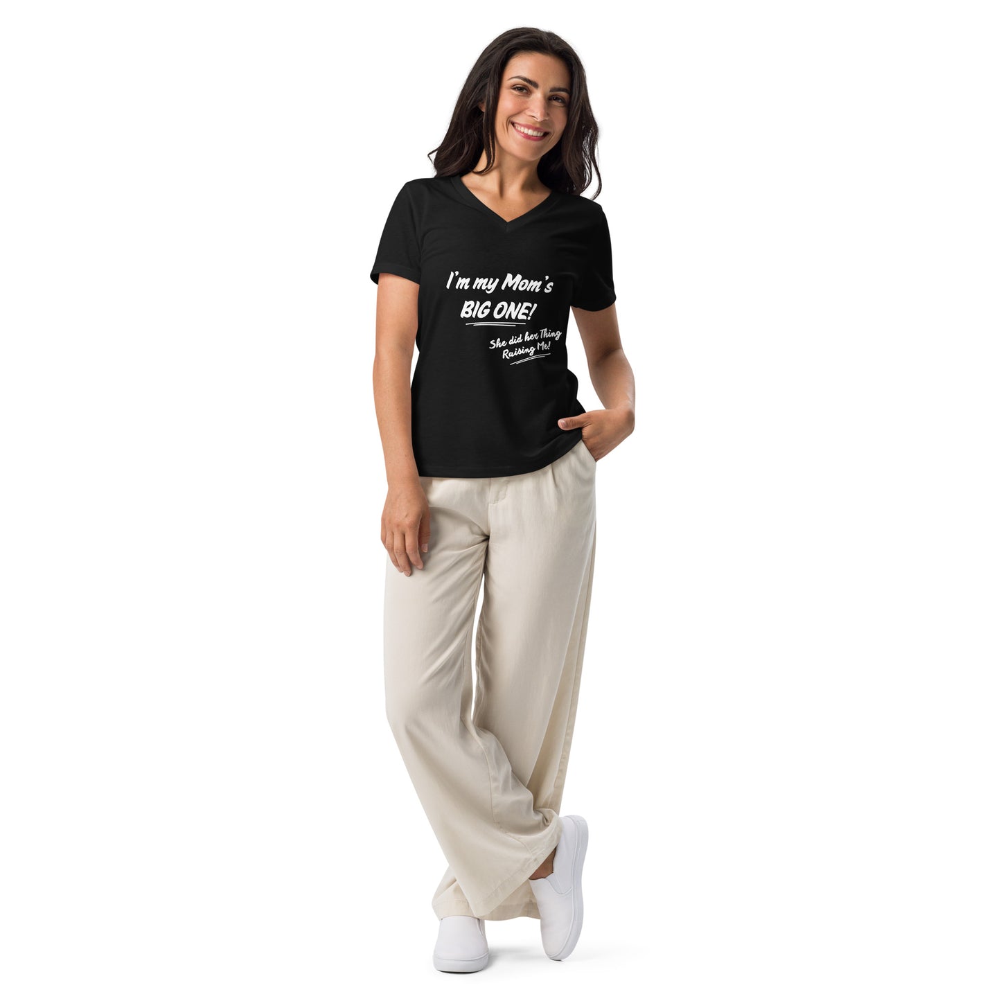 Mother's Day Inspirational Women's relaxed V-Neck T Shirt